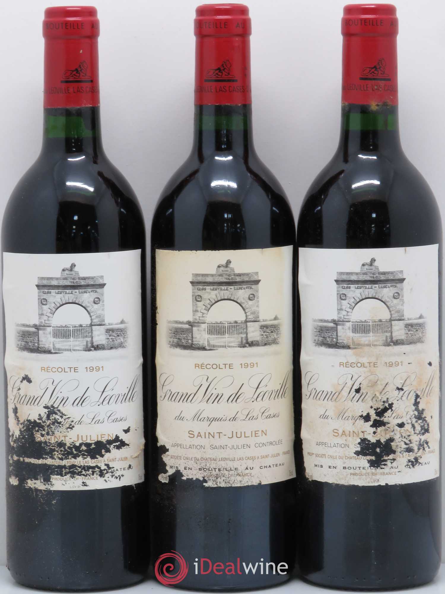 Château Léoville Las Cases 2ème Grand Cru Classé 1991 - Lot de 12 bouteilles - 3