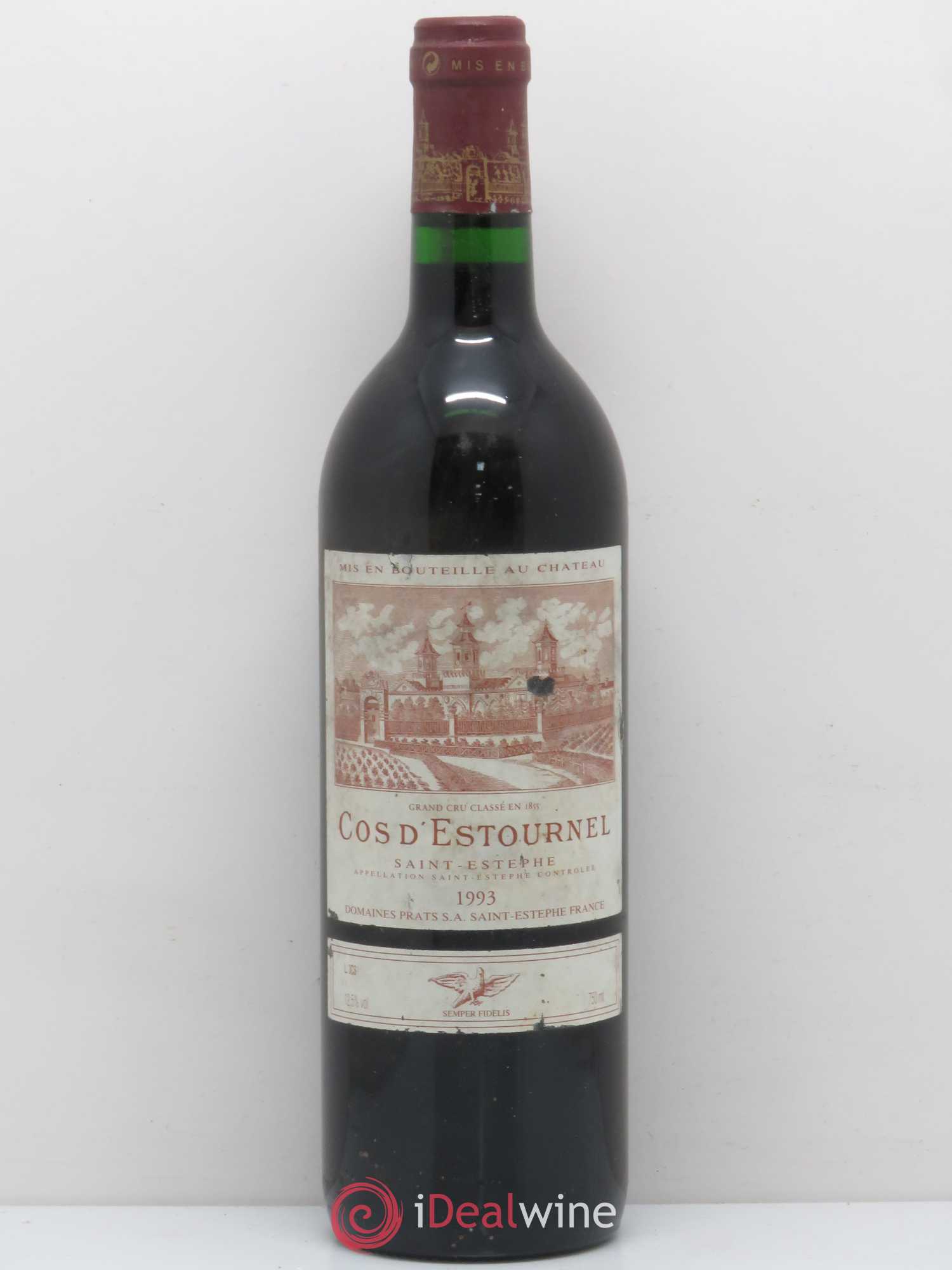 Cos d'Estournel 2ème Grand Cru Classé 1993 - Lot de 1 bouteille - 0
