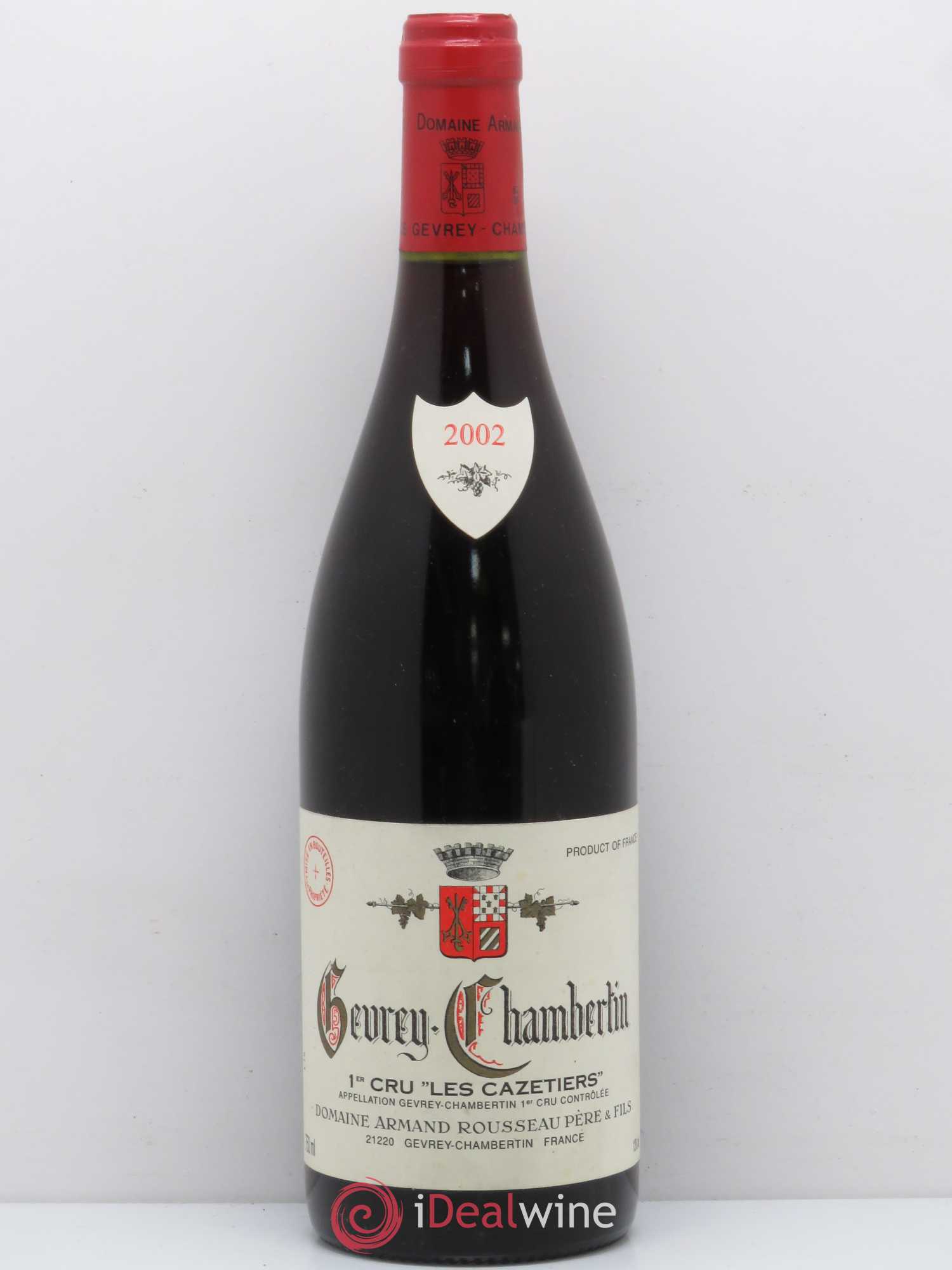 Gevrey-Chambertin 1er Cru Les Cazetiers Armand Rousseau (Domaine) 2002 - Lot de 1 bouteille - 0