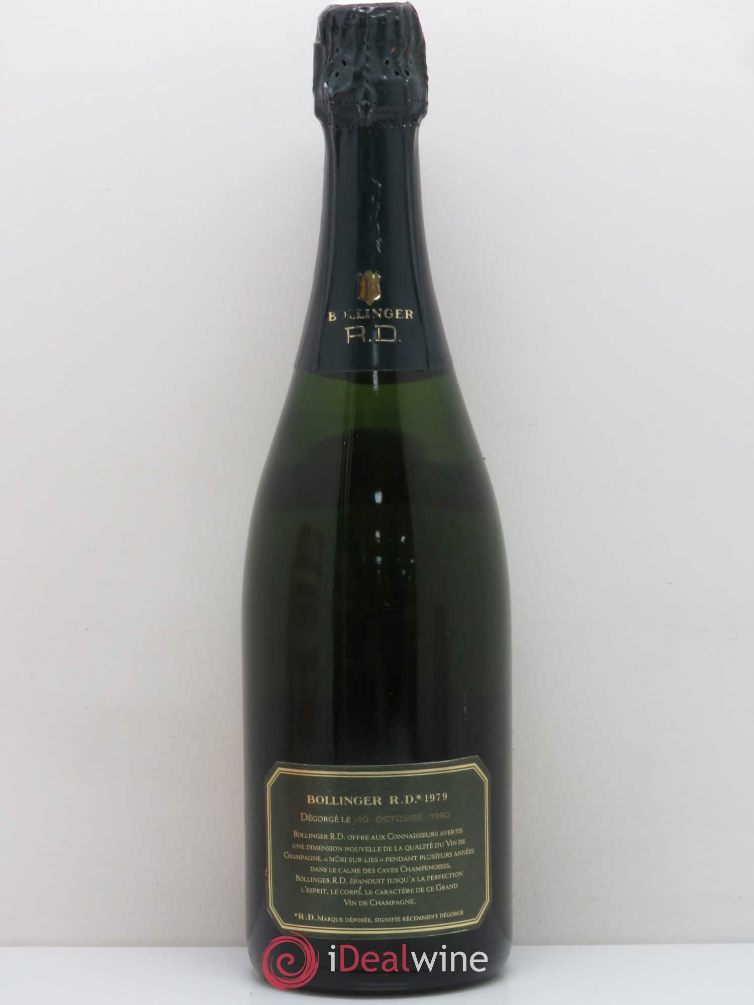 R.D. Extra-Brut Bollinger 1979 - Lot de 1 bouteille - 1