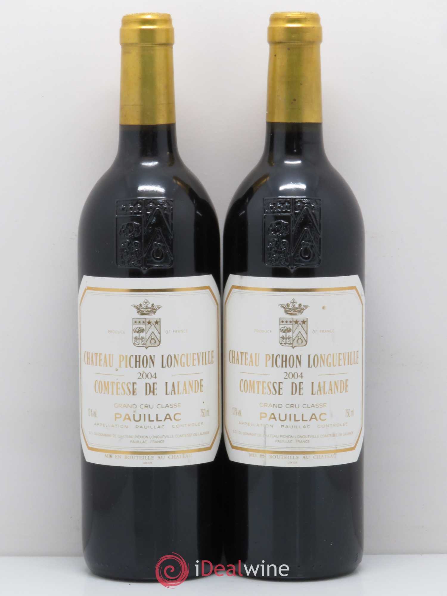 Château Pichon Longueville Comtesse de Lalande 2ème Grand Cru Classé 2004 - Lot de 2 bouteilles - 0