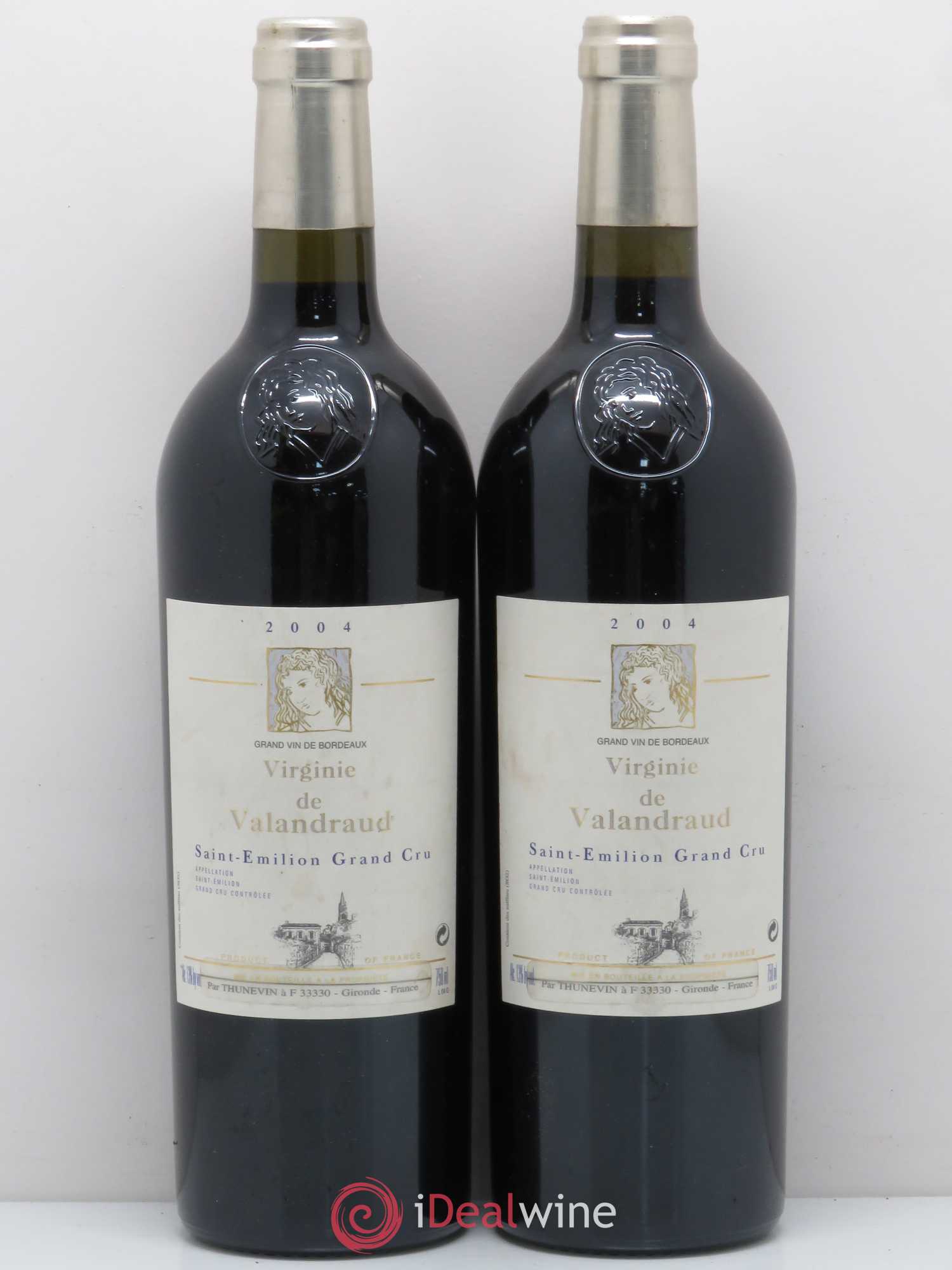 Virginie de Valandraud 2004 - Lot de 2 bouteilles - 0