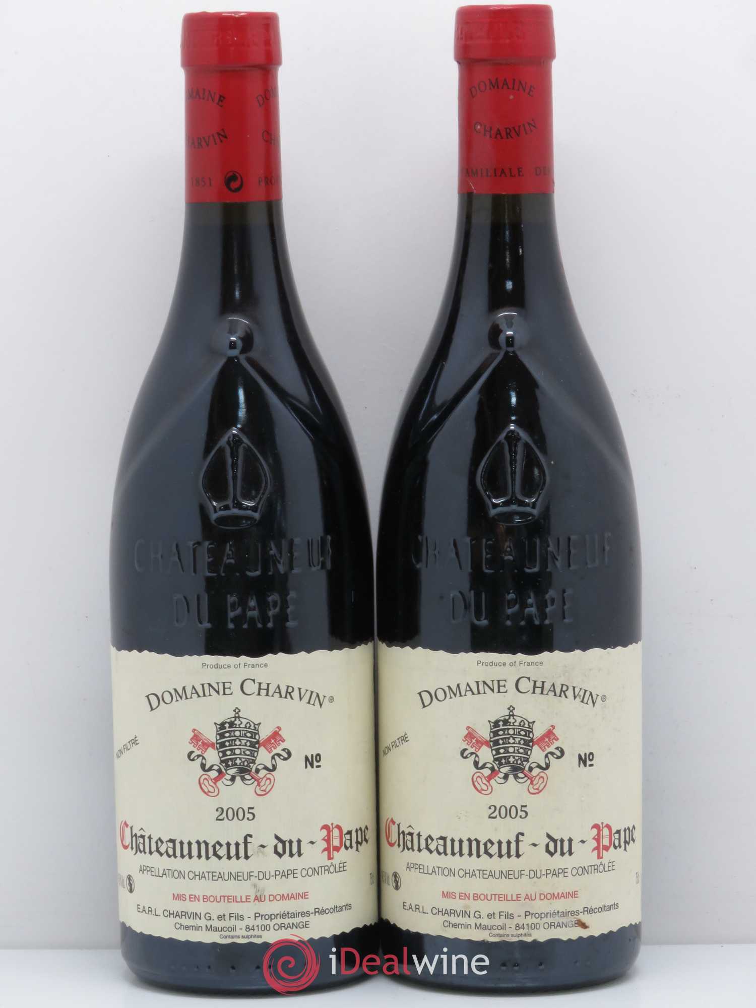 Châteauneuf-du-Pape Charvin (Domaine) 2005 - Lot de 2 bouteilles - 0