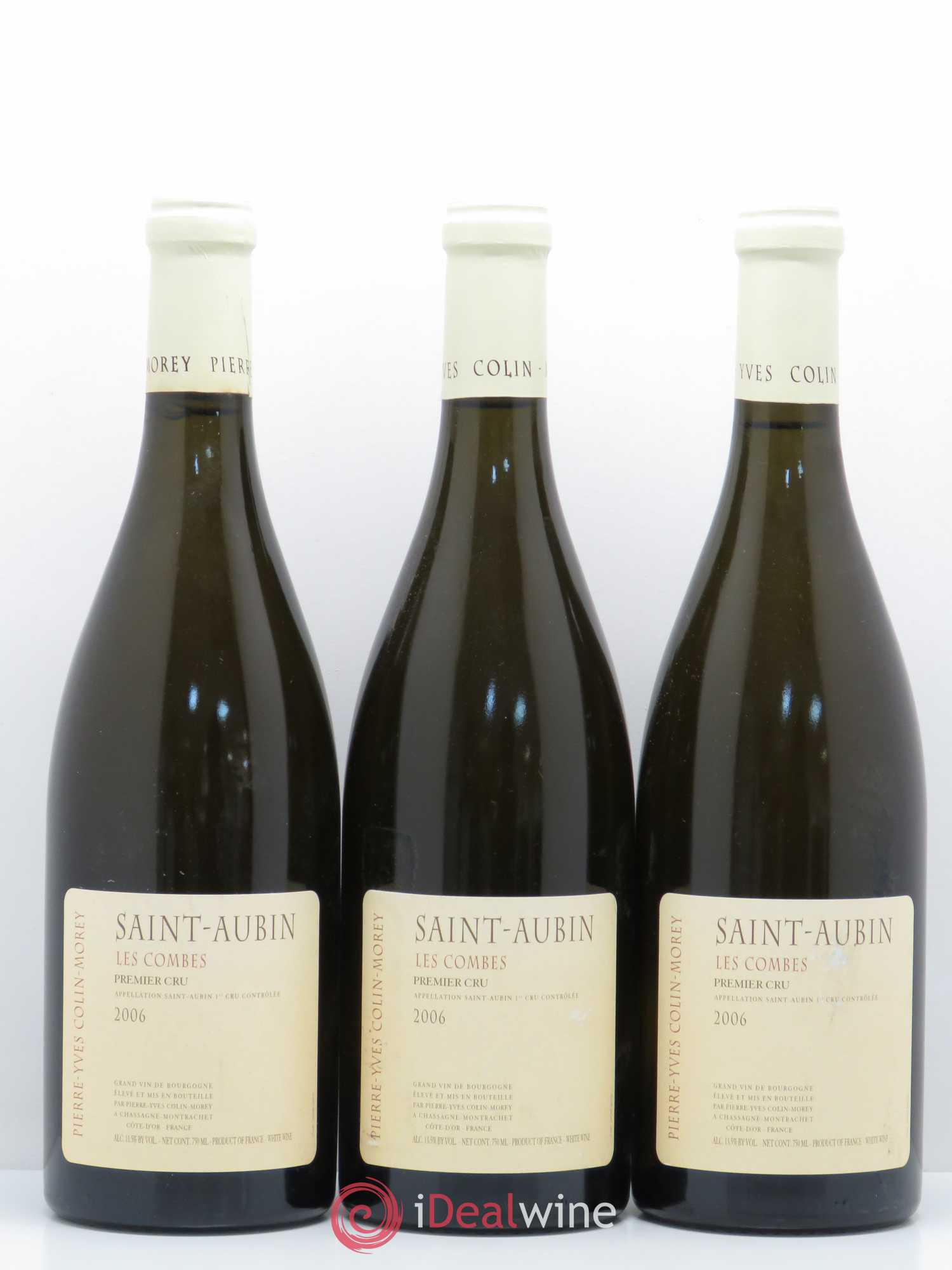 Saint-Aubin 1er Cru Les Combes Colin Morey 2006 - Posten von 3 Flaschen - 0