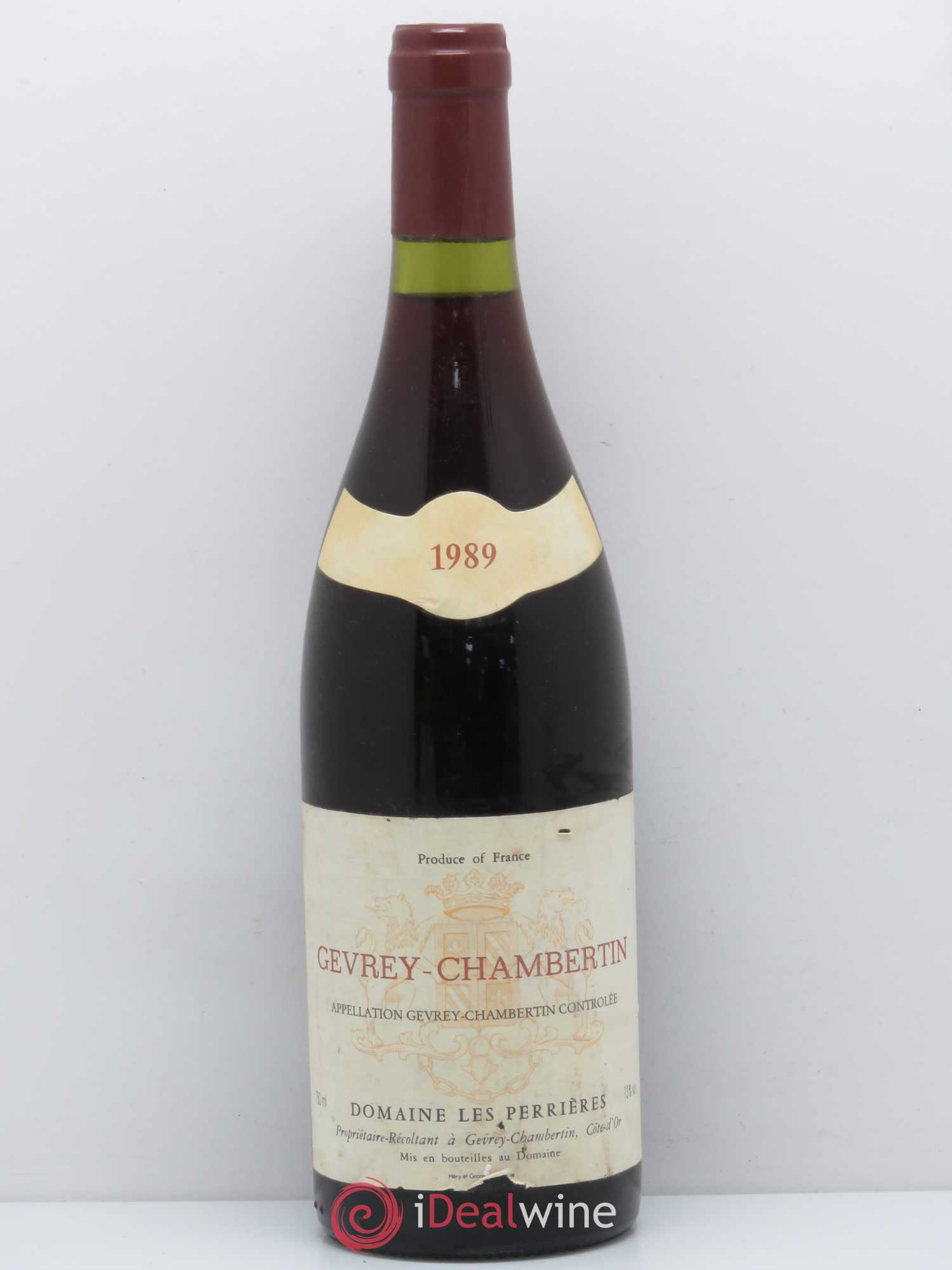 Gevrey-Chambertin Les Perrières 1989 - Lot de 1 bouteille - 0