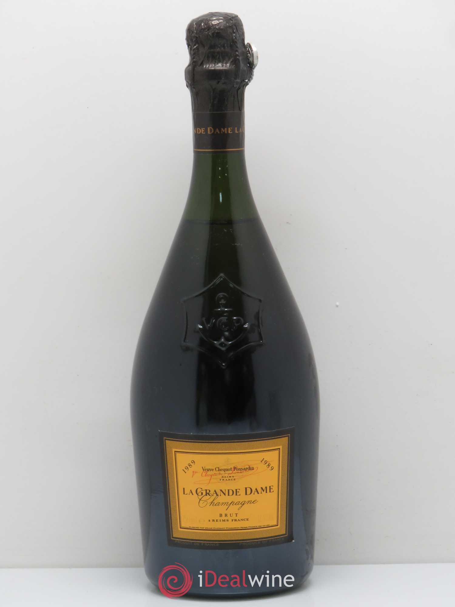 Champagne Veuve Clicquot Grande Dame Carte Jaune 1989 - Posten von 1 Flasche - 0