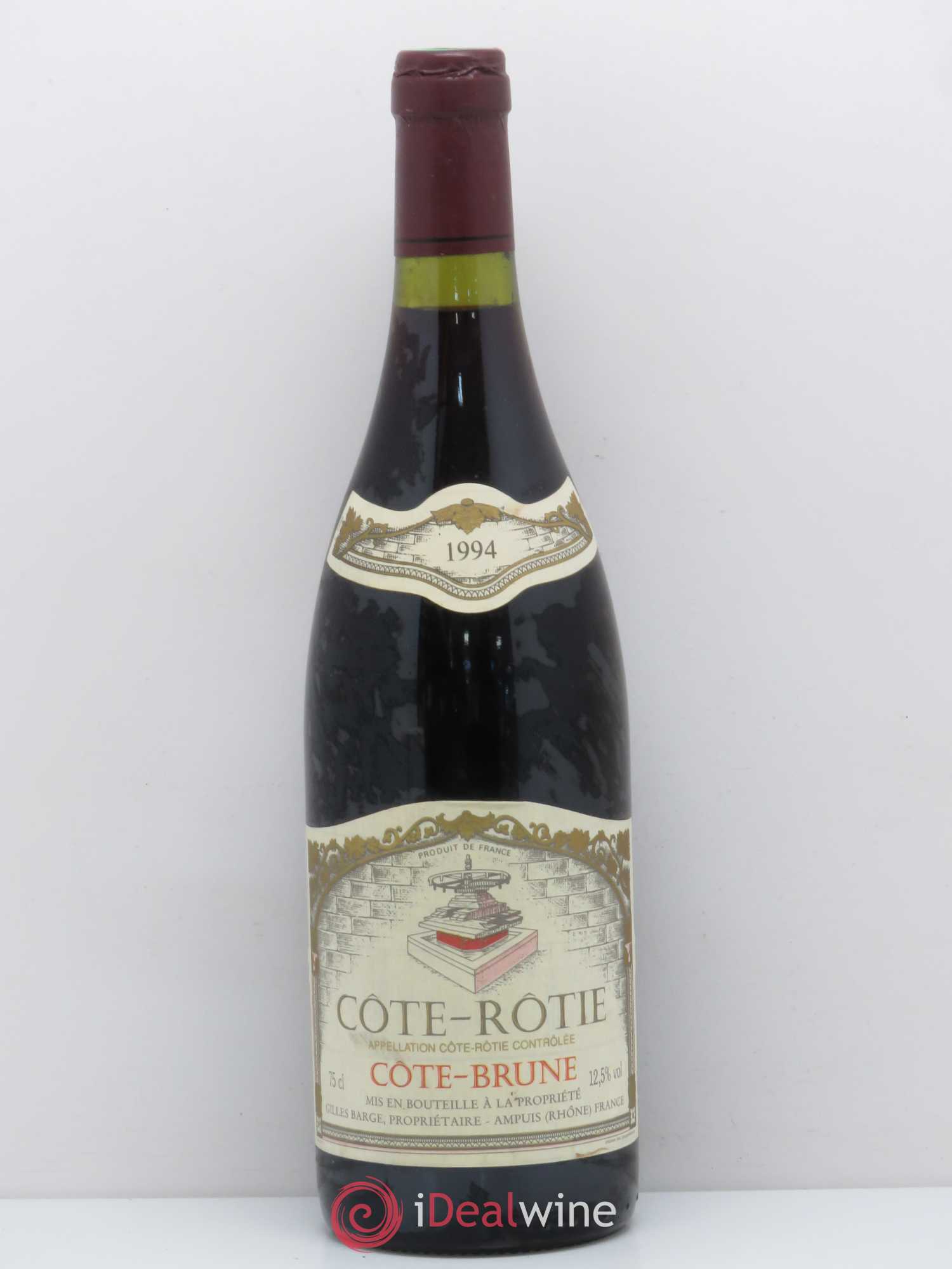 Côte-Rôtie Brune Gilles Barge 1994 - Posten von 1 Flasche - 0
