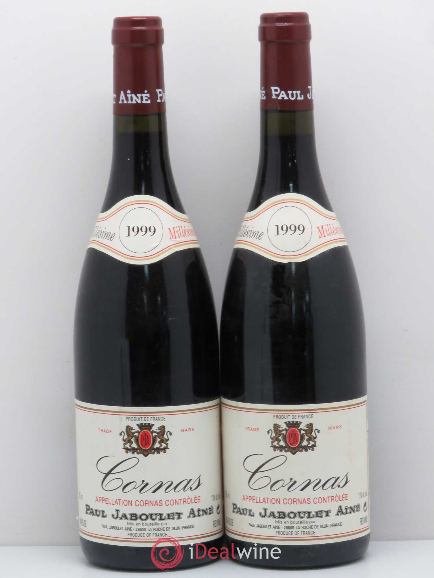 Cornas Paul Jaboulet Ainé 1999 - Lot de 2 bouteilles - 0