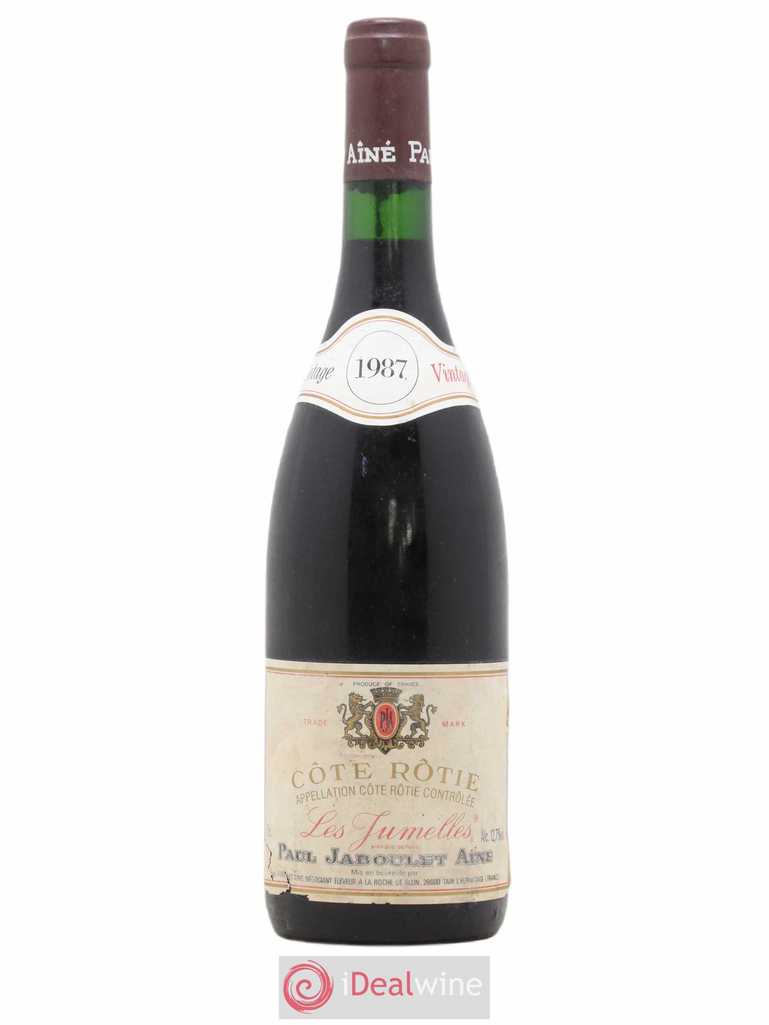 Côte-Rôtie Les Jumelles Paul Jaboulet Ainé 1987 - Posten von 1 Flasche - 0