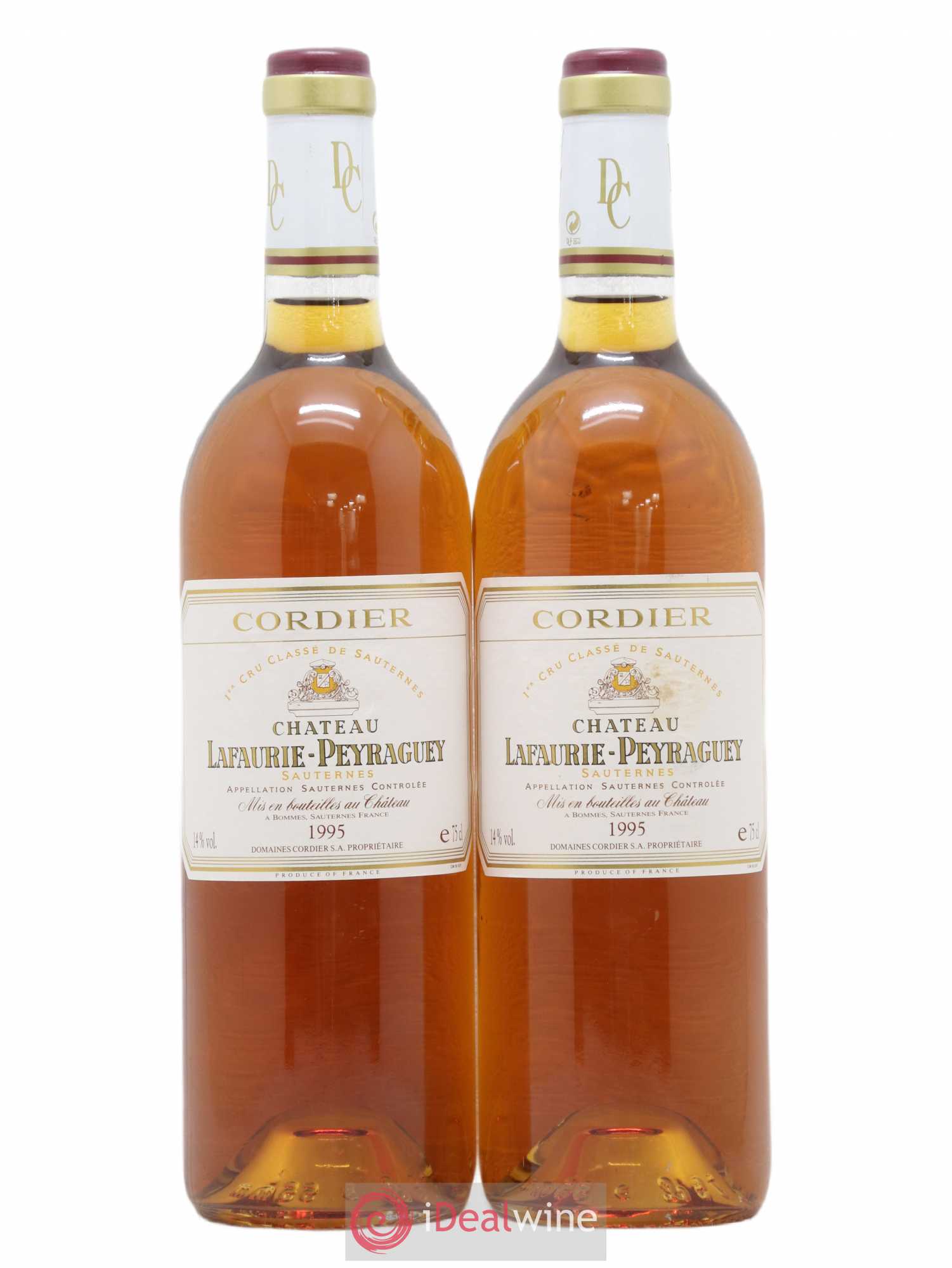 Château Lafaurie-Peyraguey 1er Grand Cru Classé 1995 - Lotto di 2 bottiglie - 0