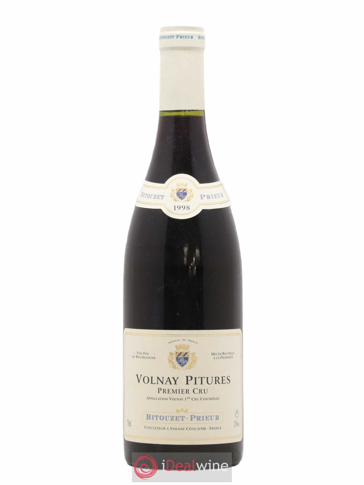 Volnay 1er Cru Pitures Bitouzet Prieur 1998 - Lot de 1 bouteille - 0