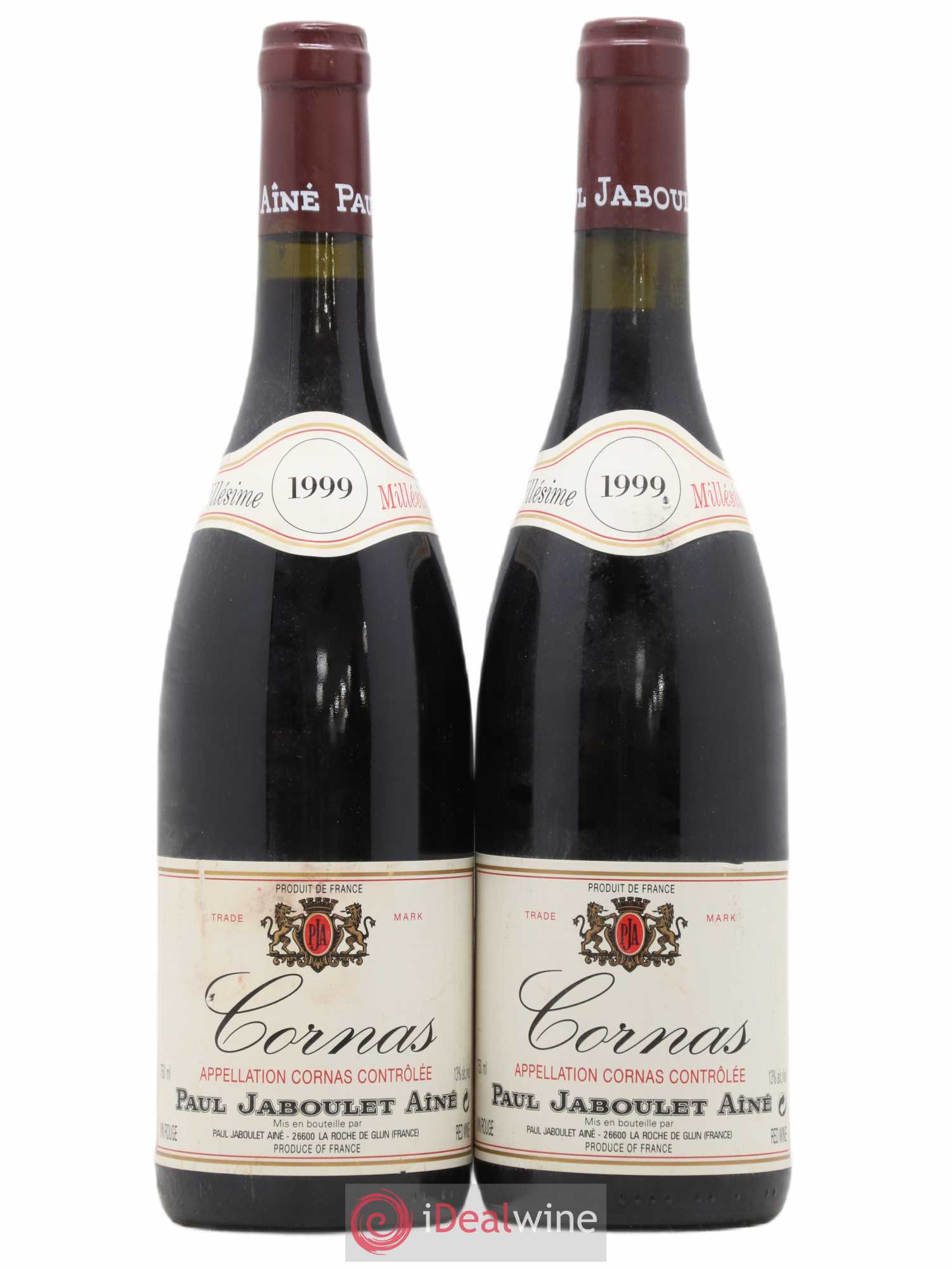 Cornas Paul Jaboulet Ainé 1999 - Lot de 2 bouteilles - 0