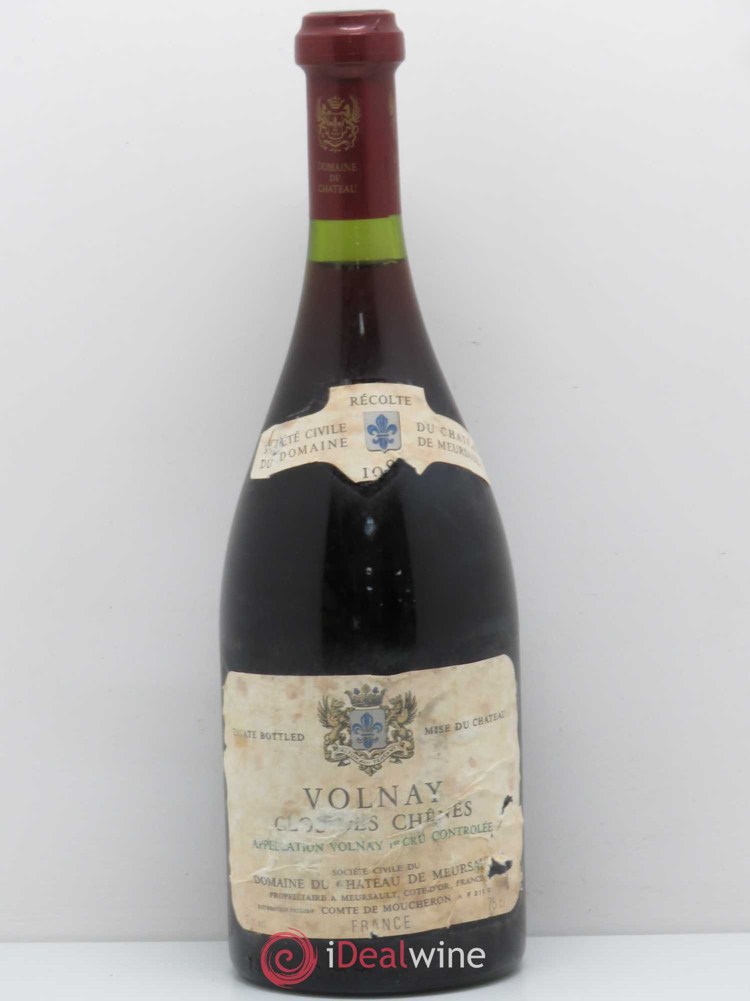 Volnay 1er Cru Clos des Chênes Château de Meursault - Lot de 1 bouteille - 0