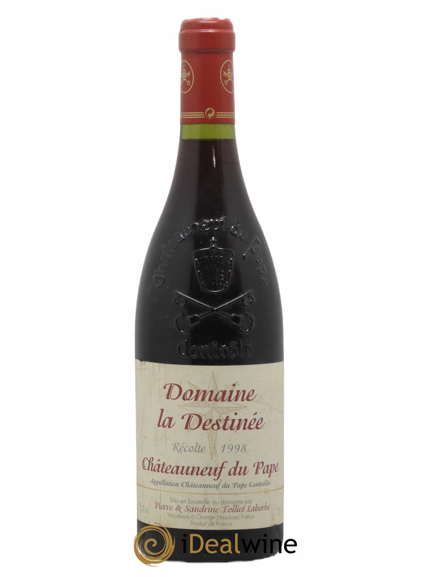 Châteauneuf-du-Pape Domaine La Destinee 1998 - Posten von 1 Flasche - 0