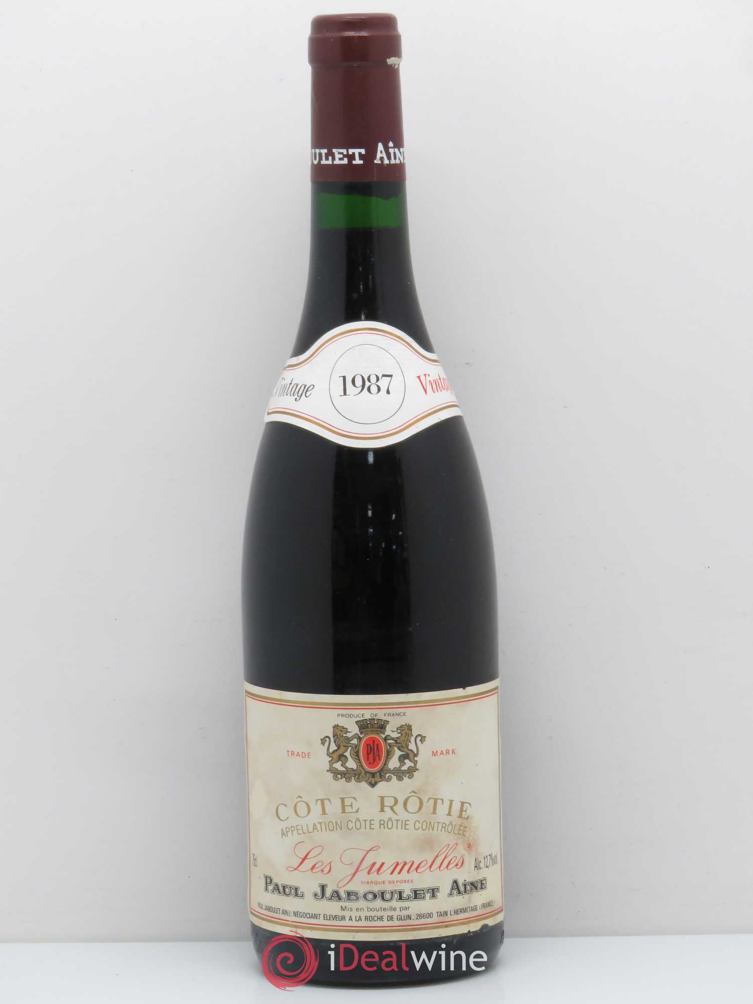 Côte-Rôtie Les Jumelles Paul Jaboulet Ainé 1987 - Lotto di 1 bottiglia - 0