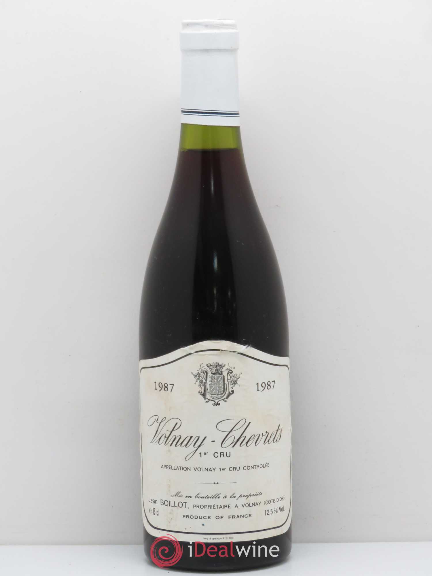 Volnay 1er Cru Les Chevrets Henri Boillot (Domaine) 1987 - Lot de 1 bouteille - 0