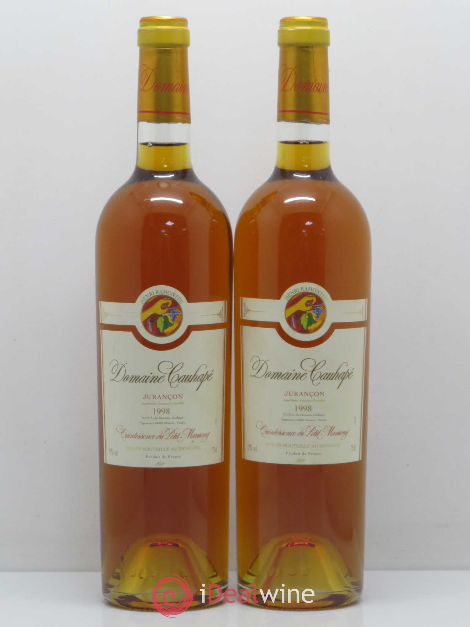 Jurançon Quintessence du Petit Manseng Cauhapé 1998 - Lotto di 2 bottiglie - 0