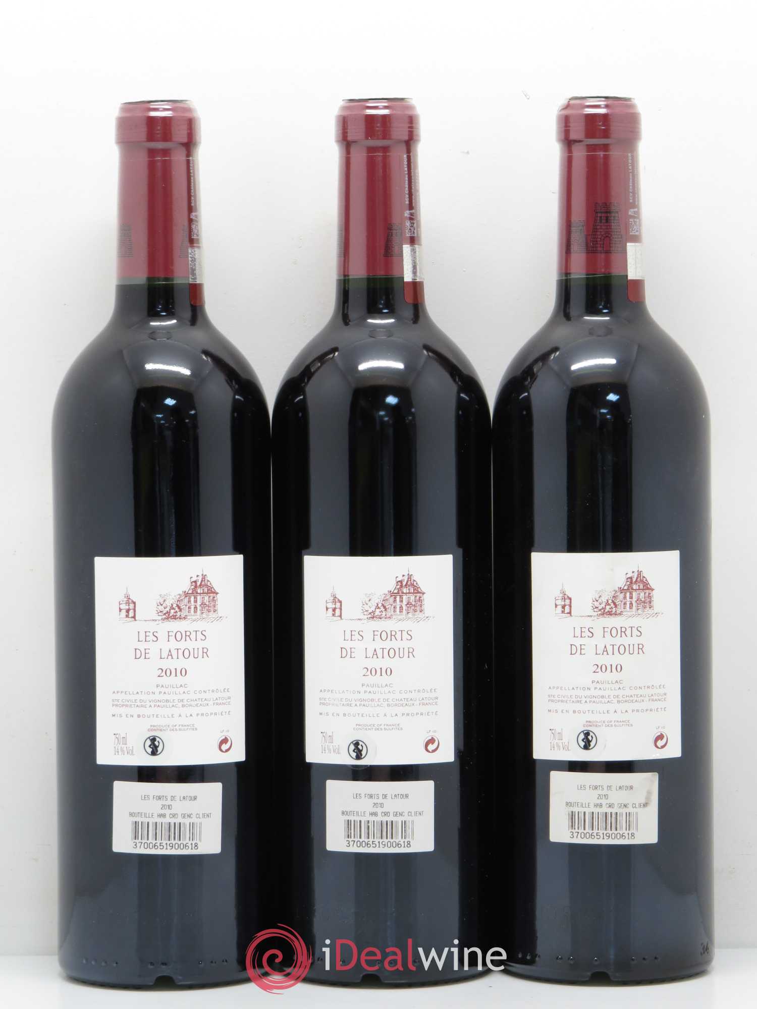 Les Forts de Latour Second Vin 2010 - Lot de 6 bouteilles - 2