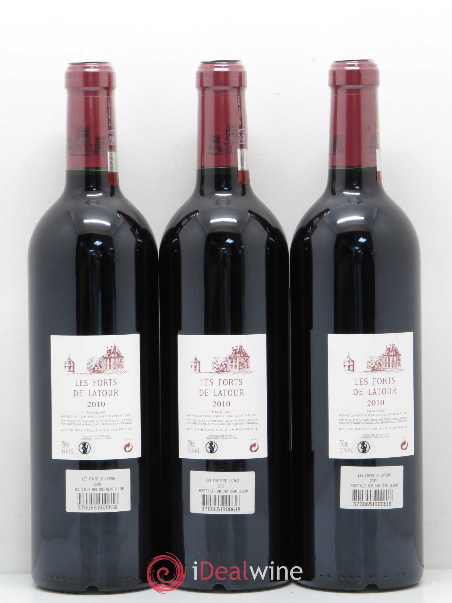 Les Forts de Latour Second Vin 2010 - Lot de 6 bouteilles - 4