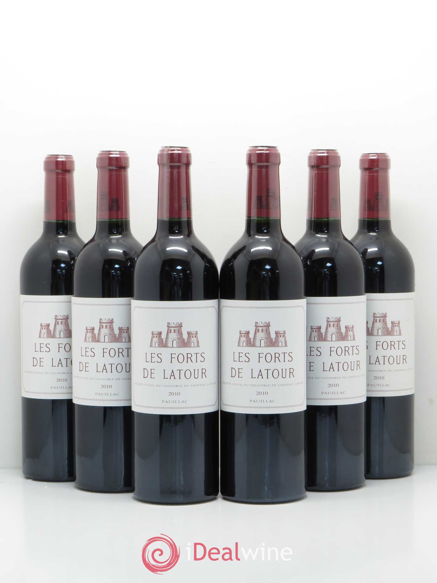 Les Forts de Latour Second Vin 2010 - Lot de 6 bouteilles - 0