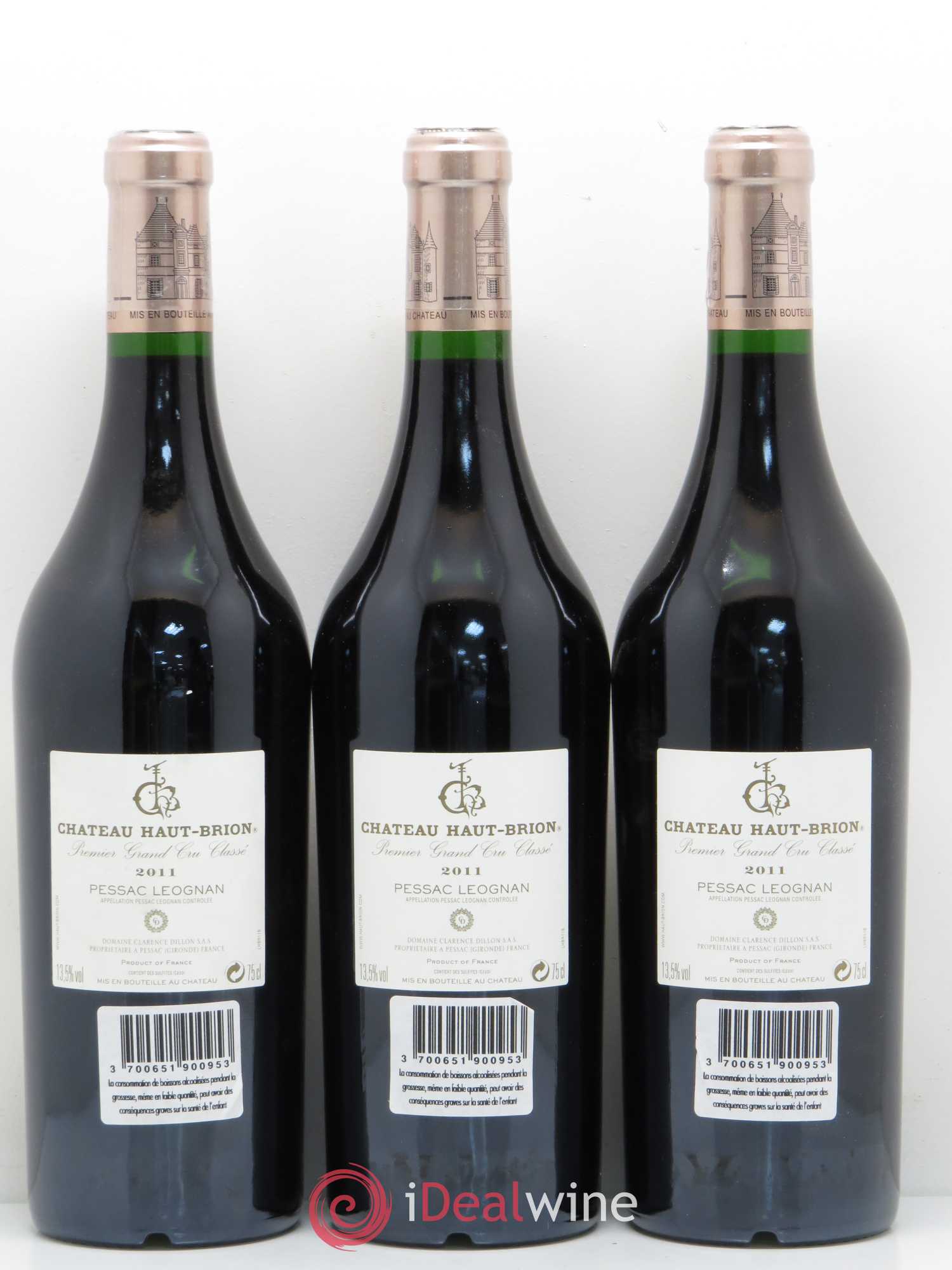 Château Haut Brion 1er Grand Cru Classé 2011 - Lot de 6 bouteilles - 4