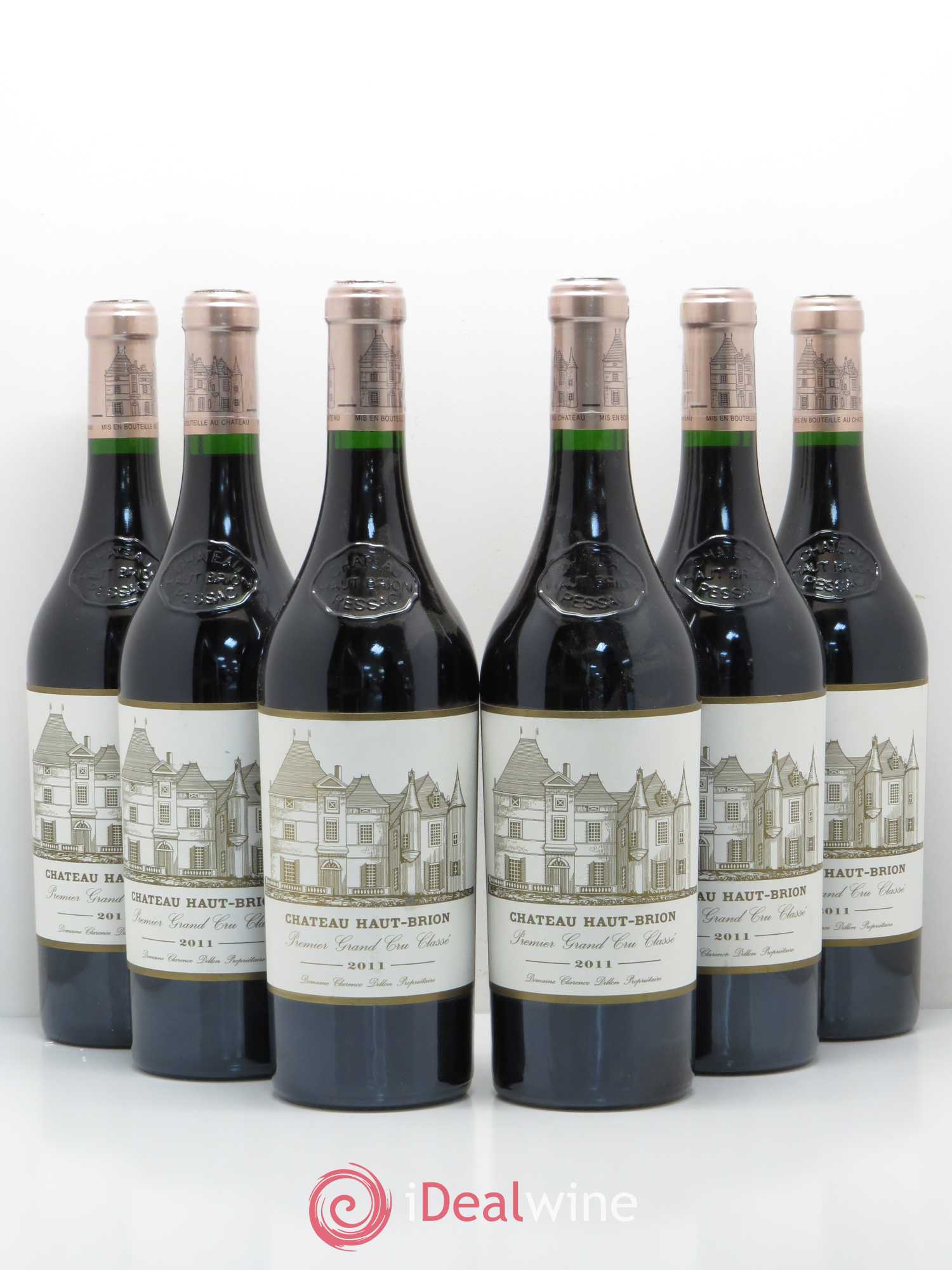 Château Haut Brion 1er Grand Cru Classé 2011 - Lot de 6 bouteilles - 0