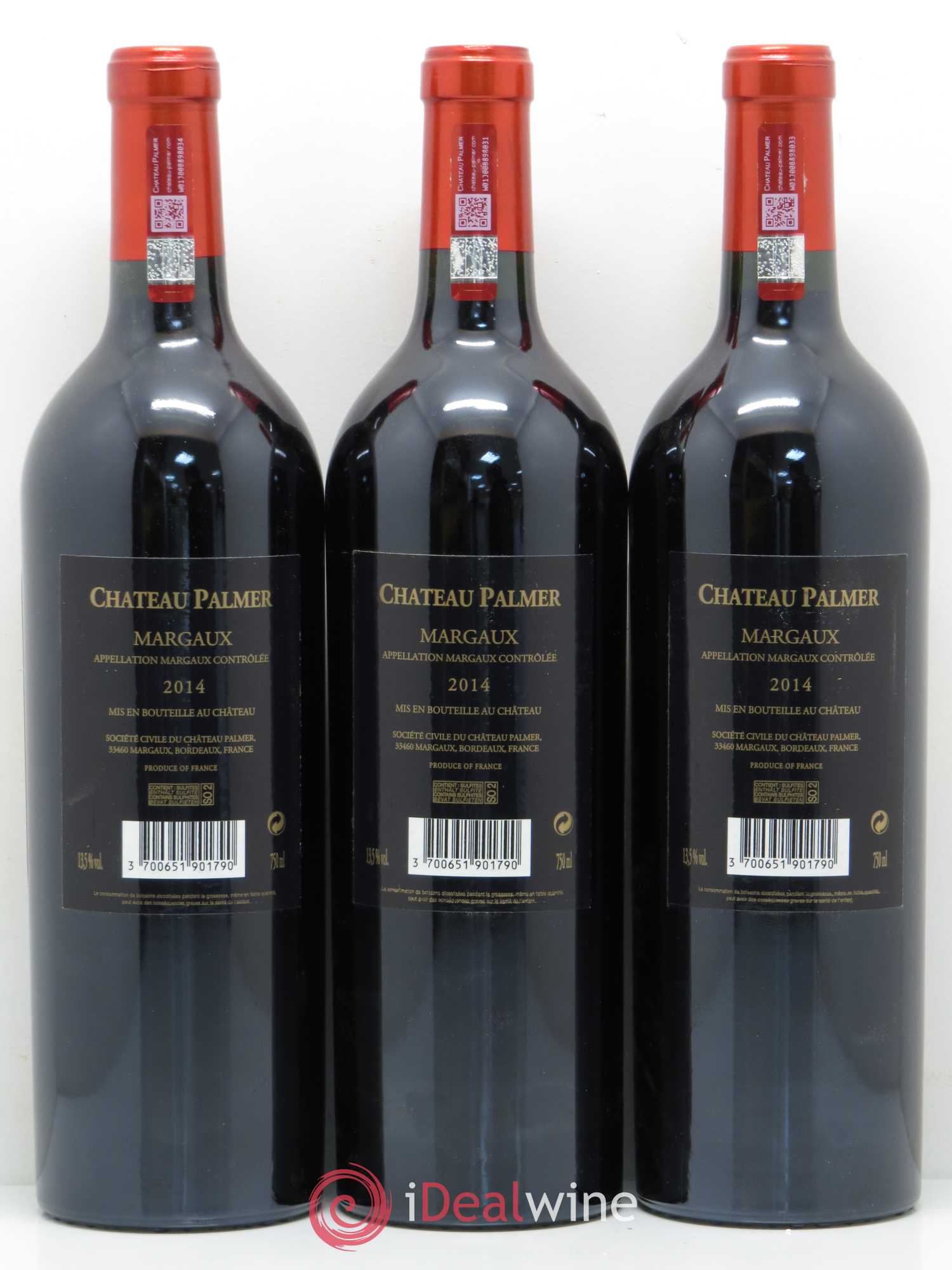 Château Palmer 3ème Grand Cru Classé 2014 - Lot de 6 bouteilles - 2