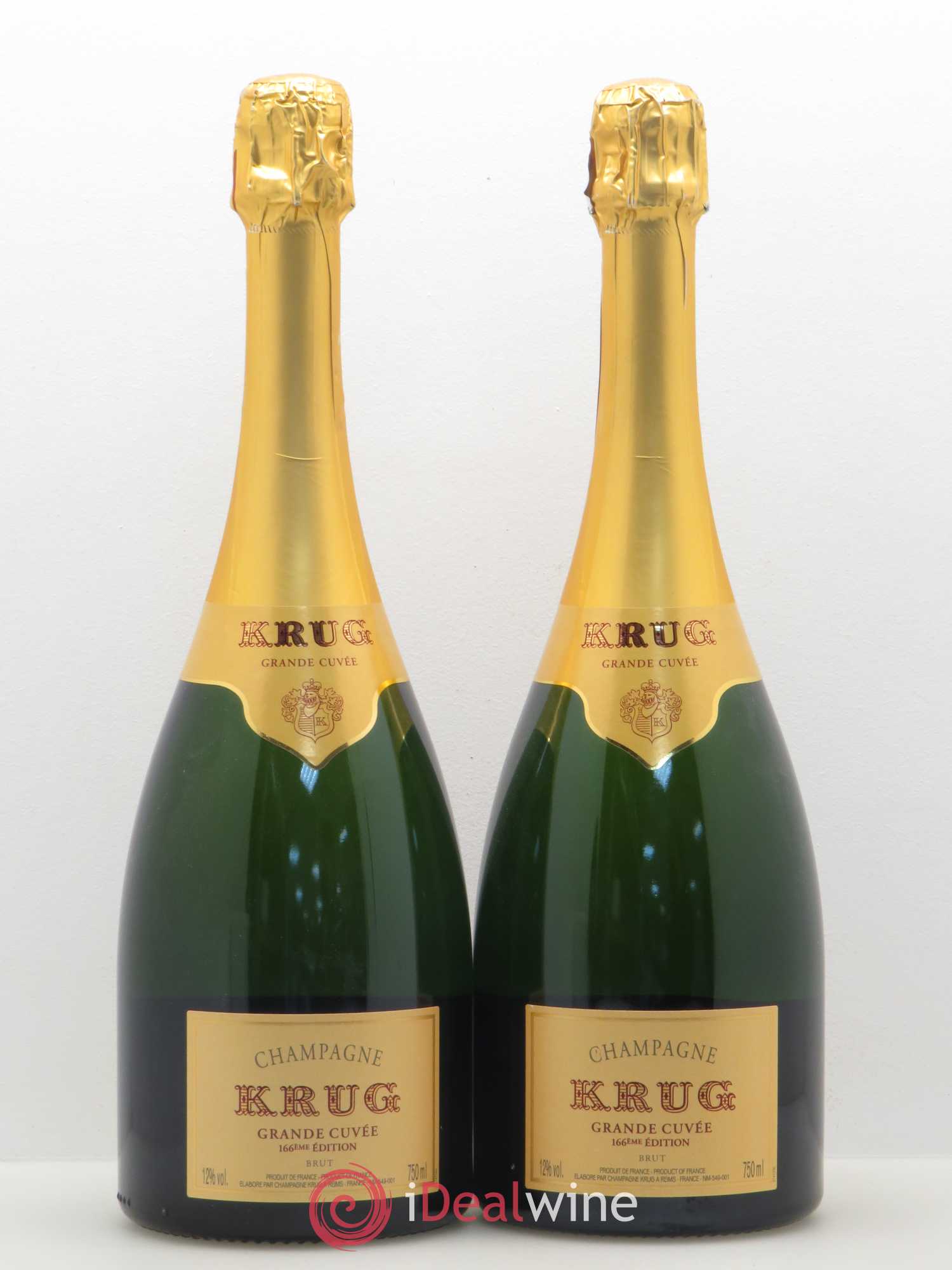 Grande Cuvée Brut Krug - Lot de 2 bouteilles - 0
