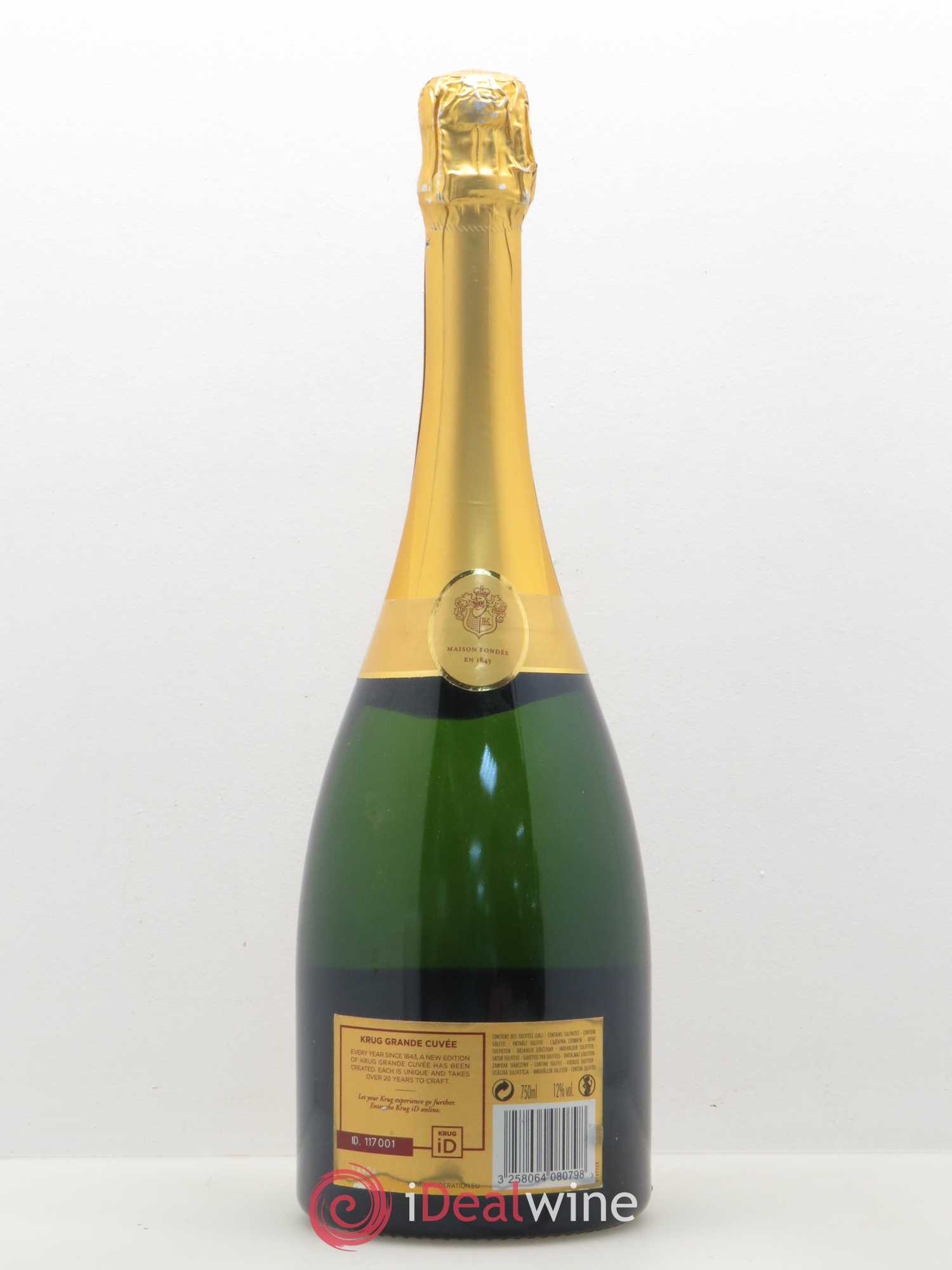 Grande Cuvée Brut Krug - Lot de 1 bouteille - 1