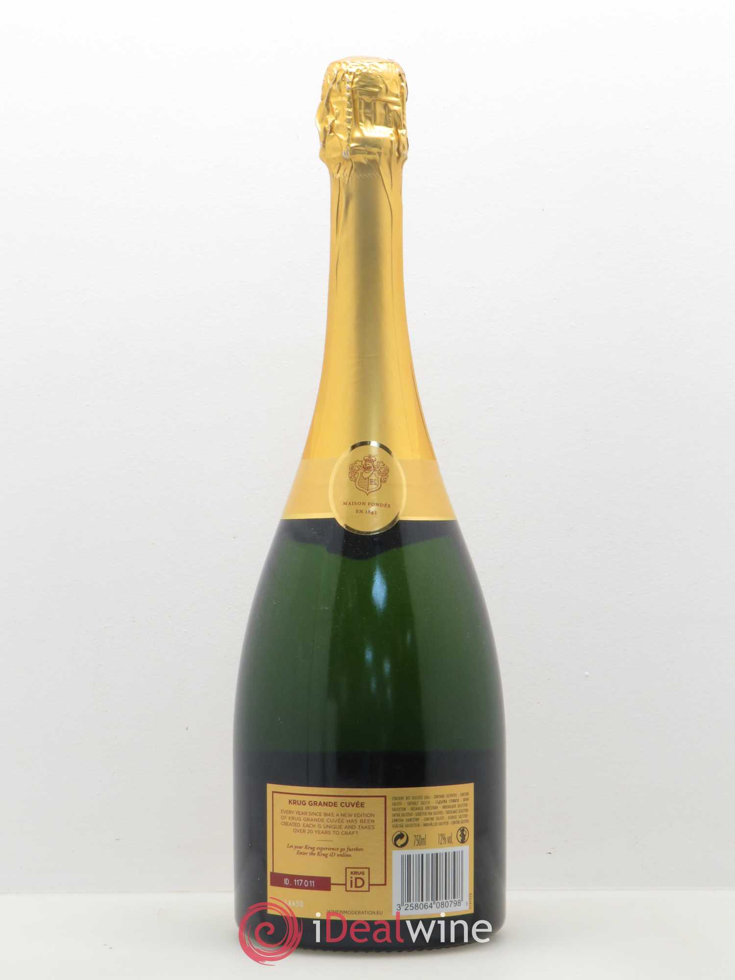 Grande Cuvée Brut Krug - Lot de 1 bouteille - 1
