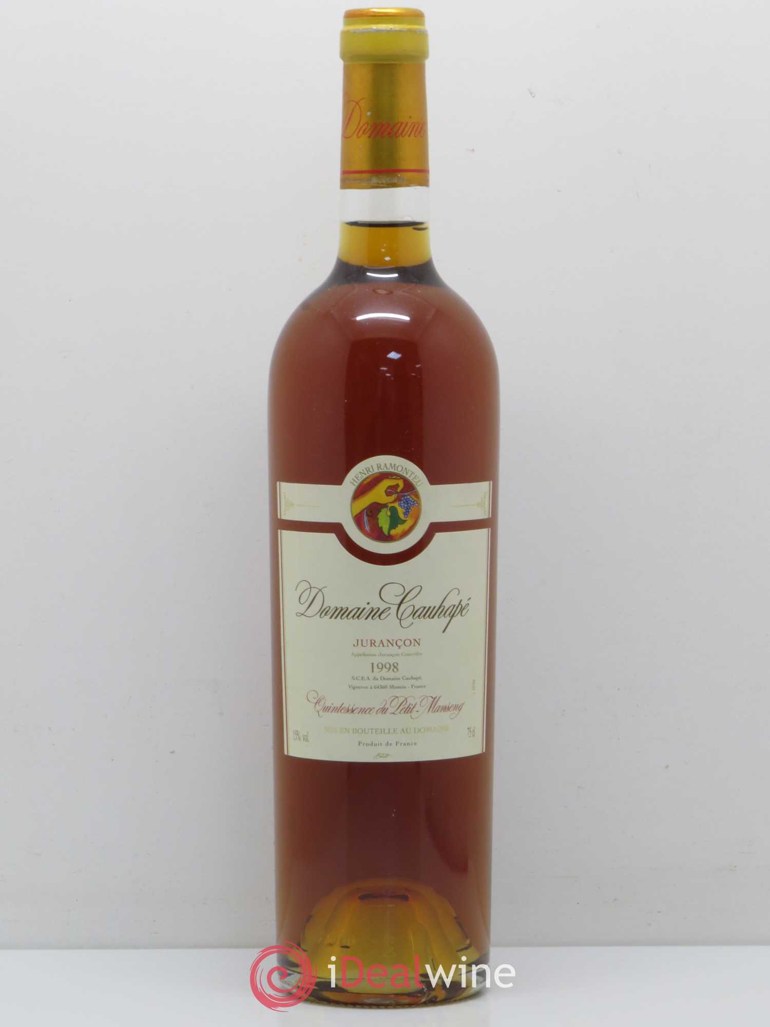 Jurançon Quintessence du Petit Manseng Cauhapé 1998 - Lotto di 1 bottiglia - 0
