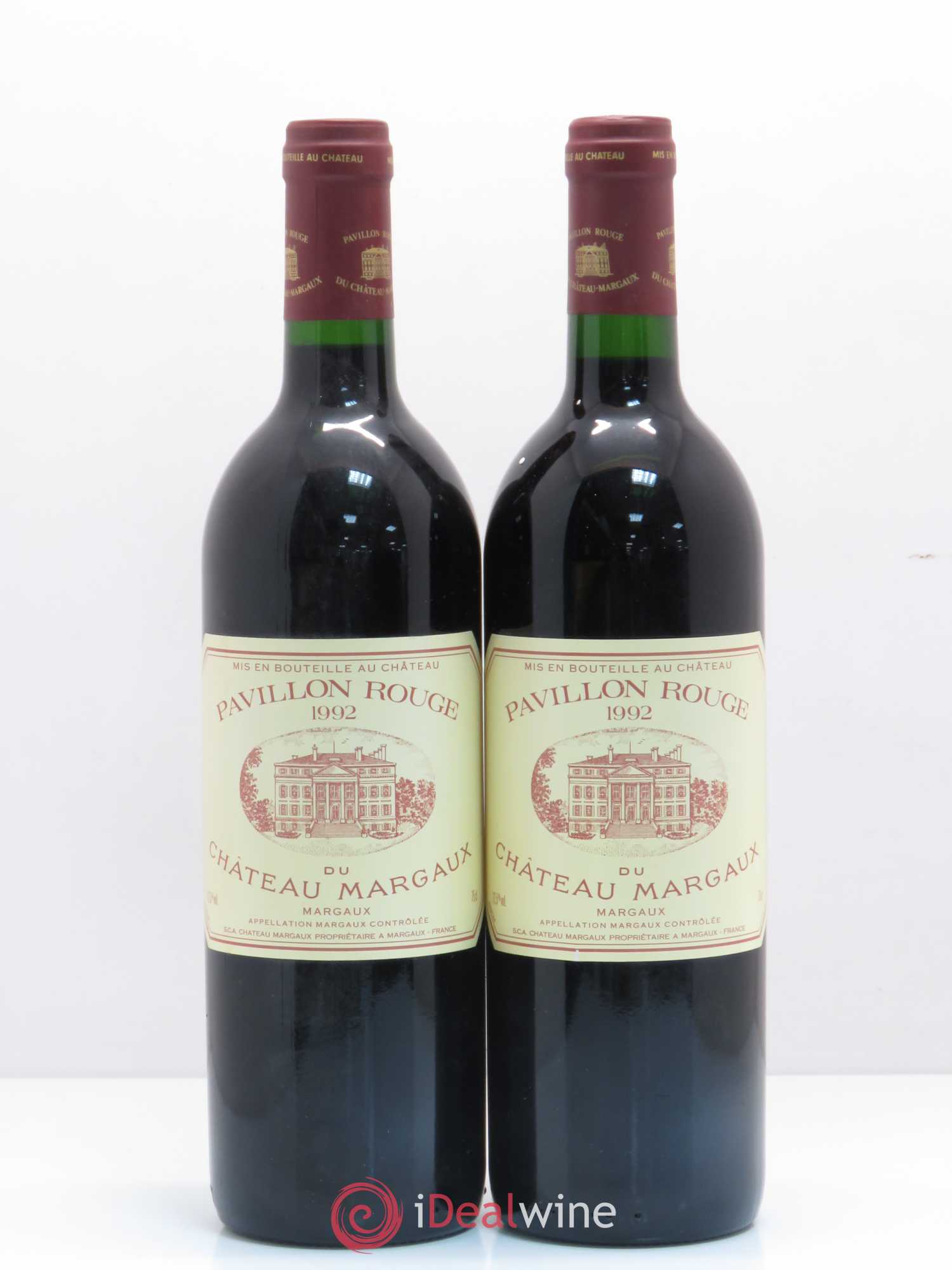 Pavillon Rouge du Château Margaux Second Vin 1992 - Lot de 2 bouteilles - 0