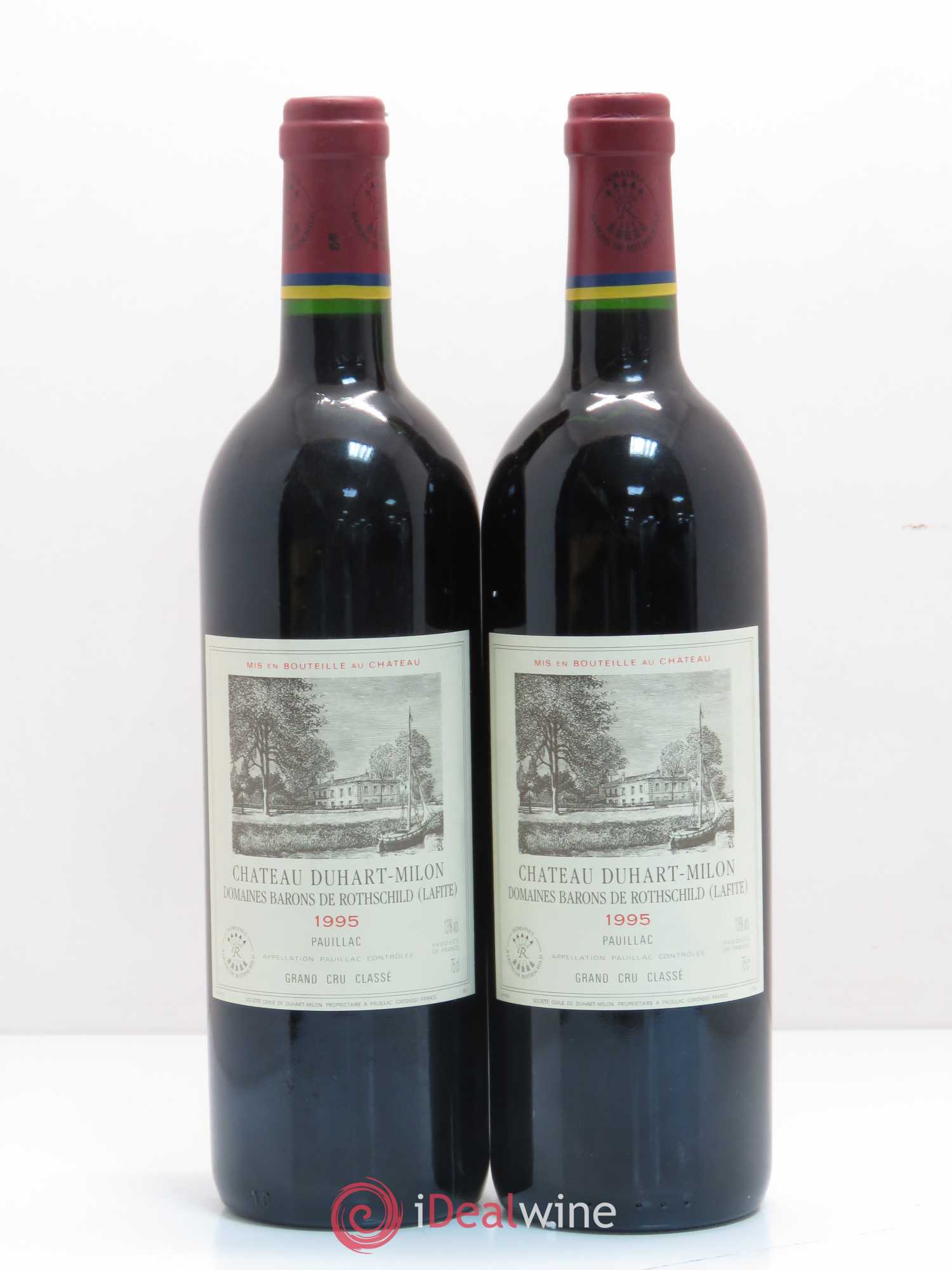 Château Duhart-Milon 4ème Grand Cru Classé 1995 - Lot de 5 bouteilles - 2