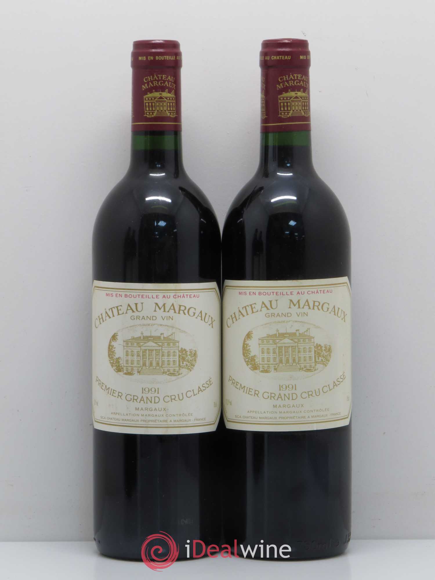 Château Margaux 1er Grand Cru Classé 1991 - Lot de 4 bouteilles - 2
