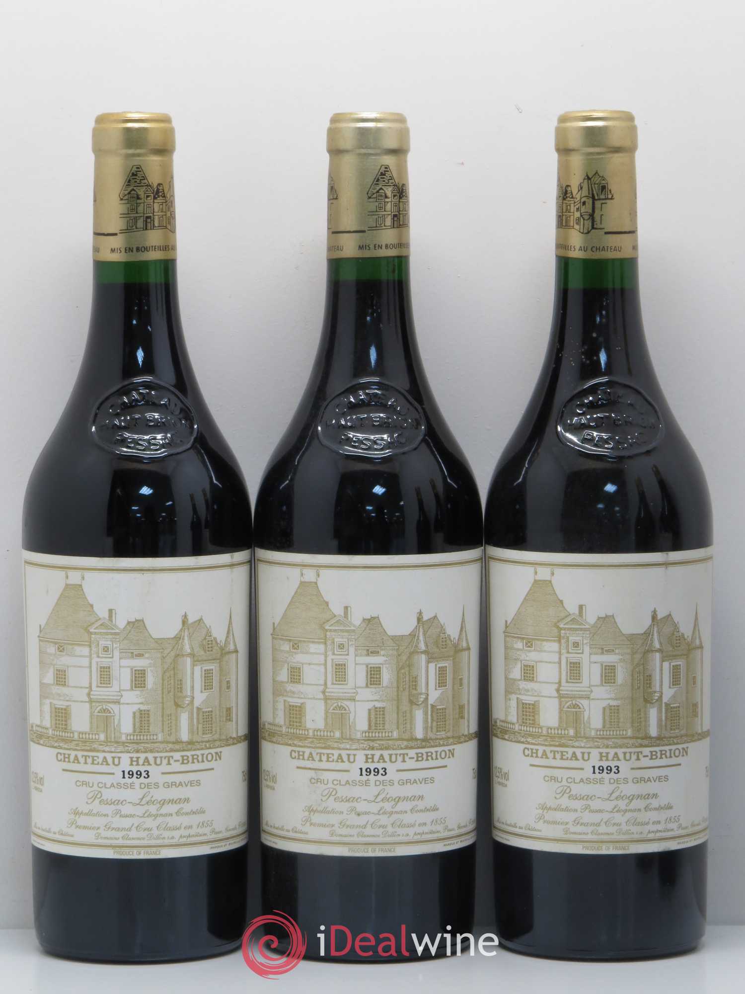 Château Haut Brion 1er Grand Cru Classé 1993 - Lot de 5 bouteilles - 1