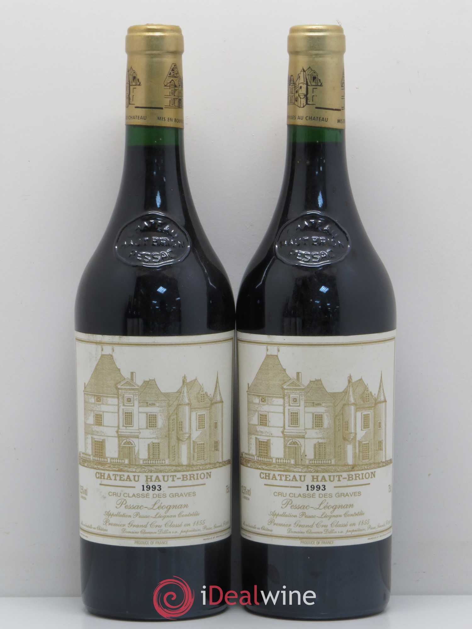 Château Haut Brion 1er Grand Cru Classé 1993 - Lot de 5 bouteilles - 2
