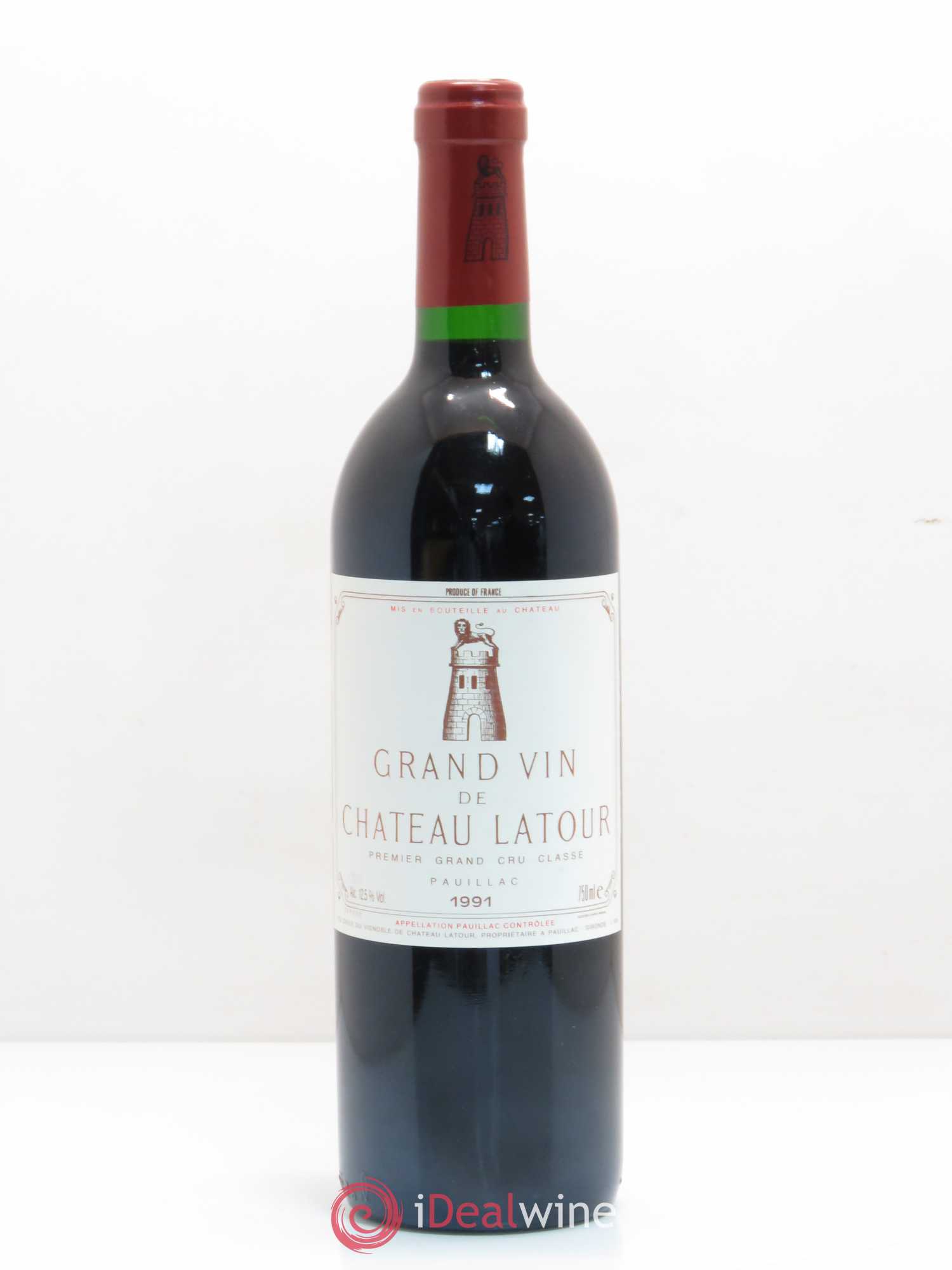 Château Latour 1er Grand Cru Classé 1991 - Lot de 1 bouteille - 0