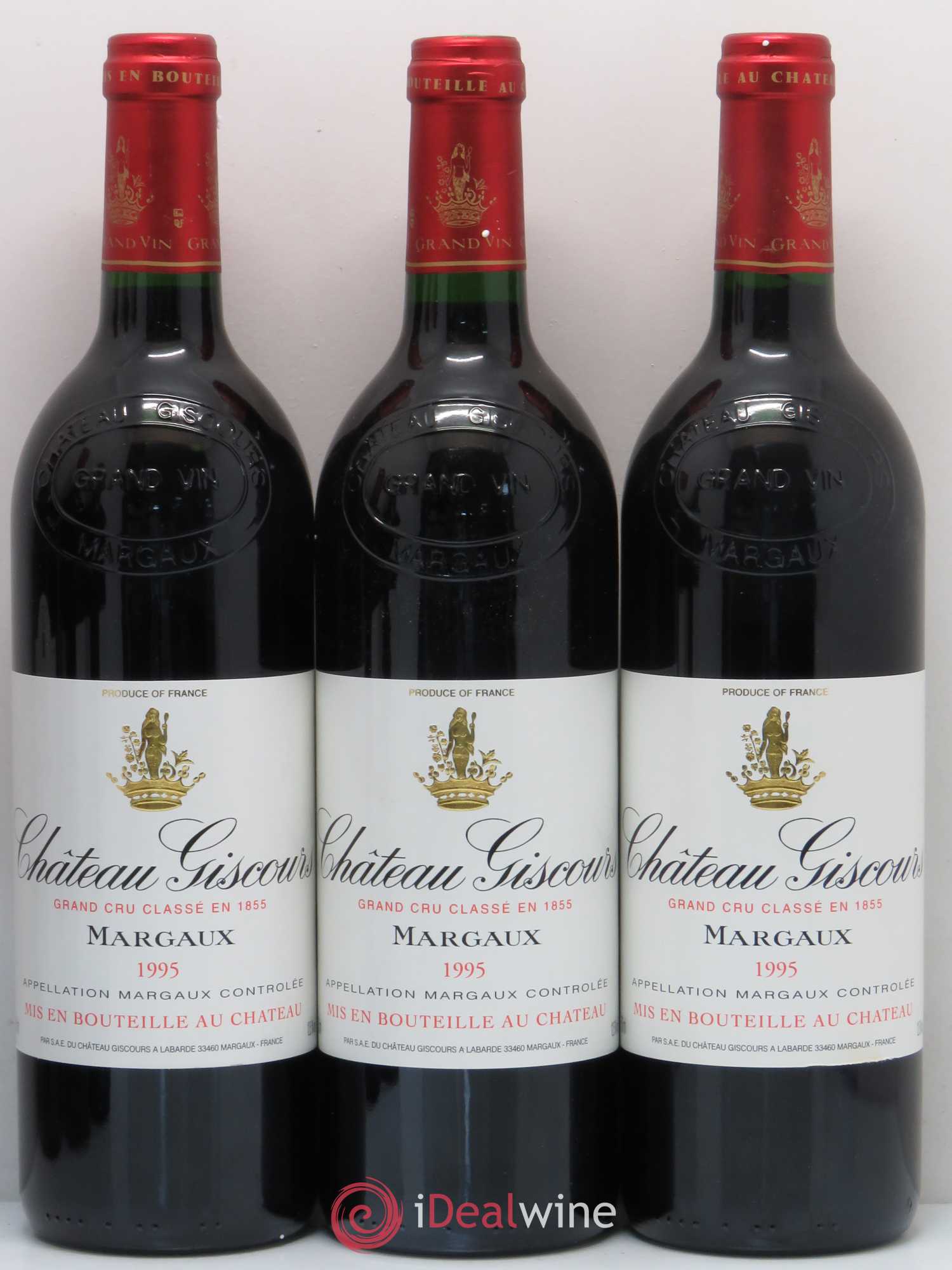 Château Giscours 3ème Grand Cru Classé 1995 - Lot de 6 bouteilles - 1