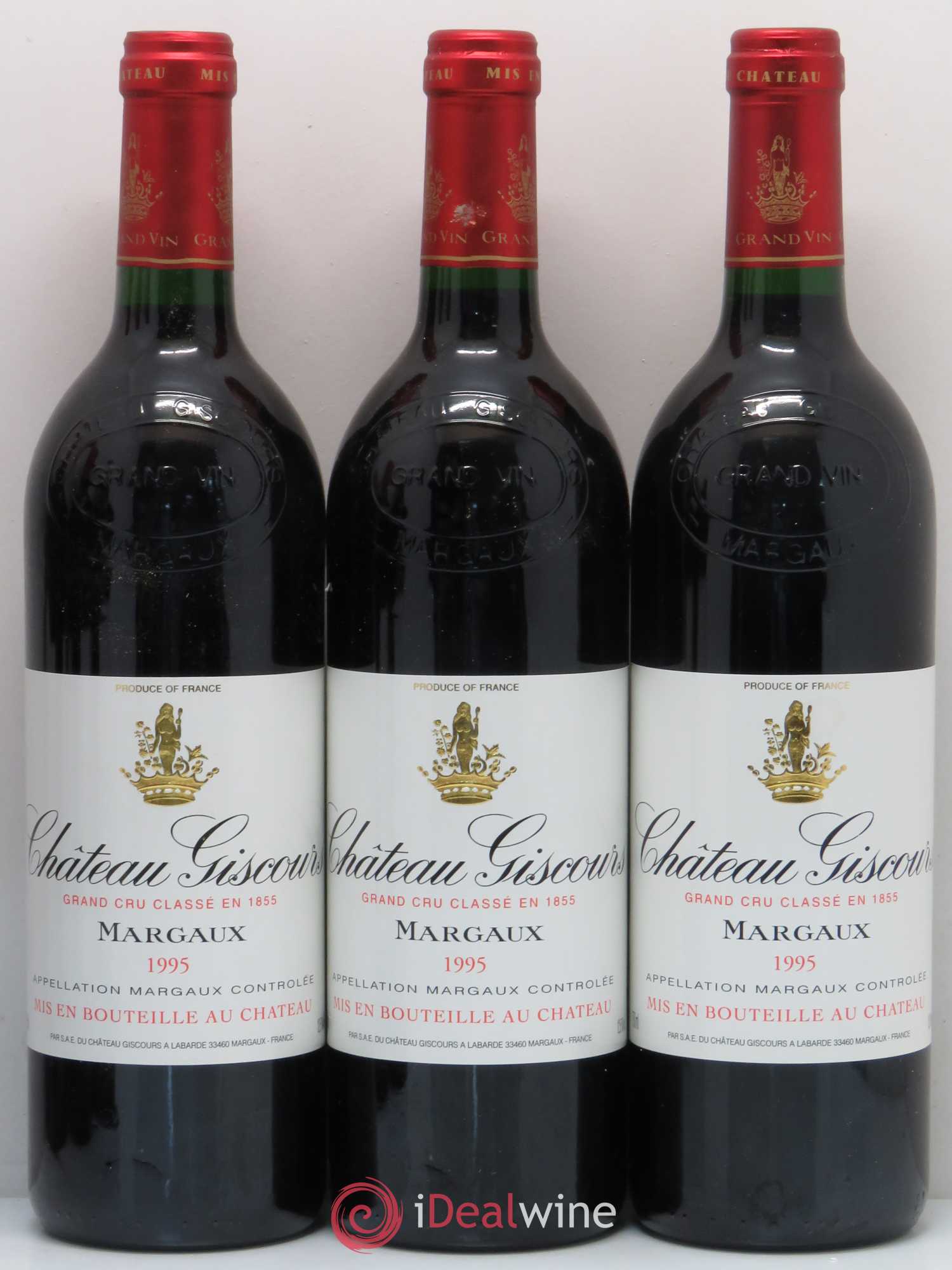Château Giscours 3ème Grand Cru Classé 1995 - Lot de 6 bouteilles - 1