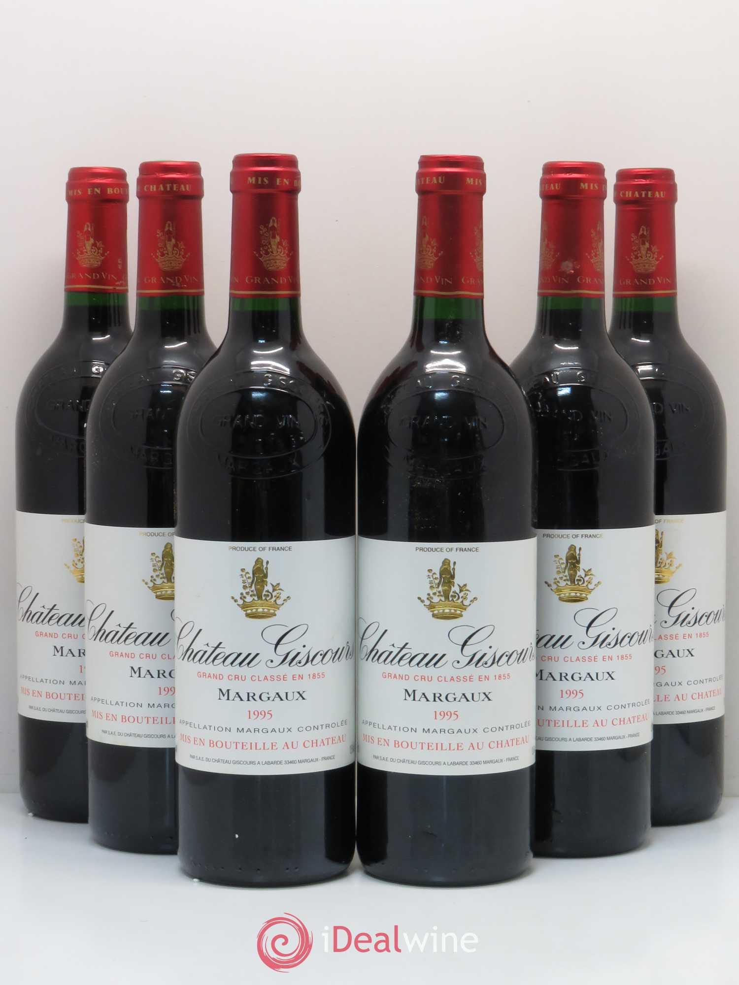 Château Giscours 3ème Grand Cru Classé 1995 - Lot de 6 bouteilles - 0