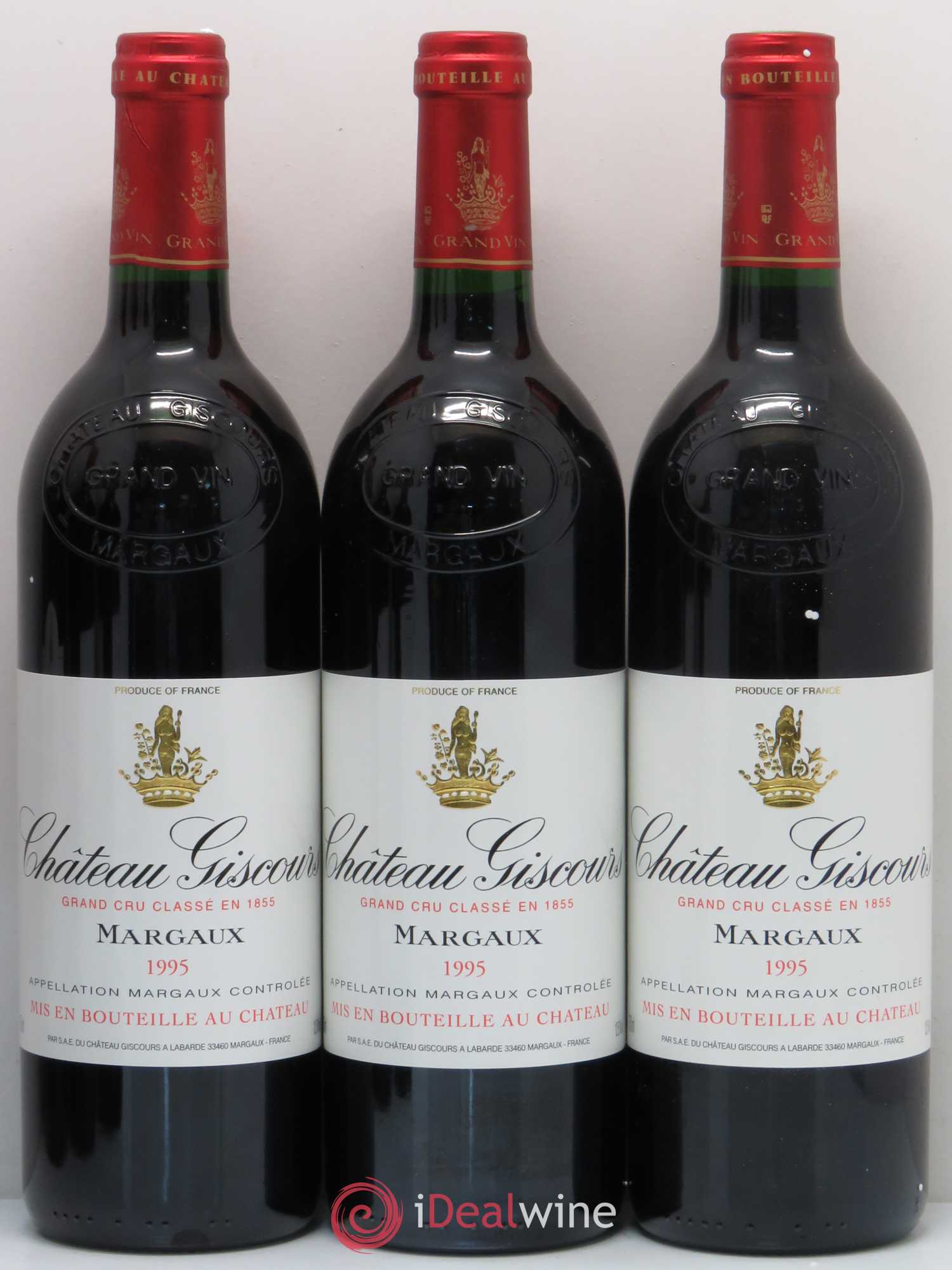 Château Giscours 3ème Grand Cru Classé 1995 - Lot de 6 bouteilles - 1