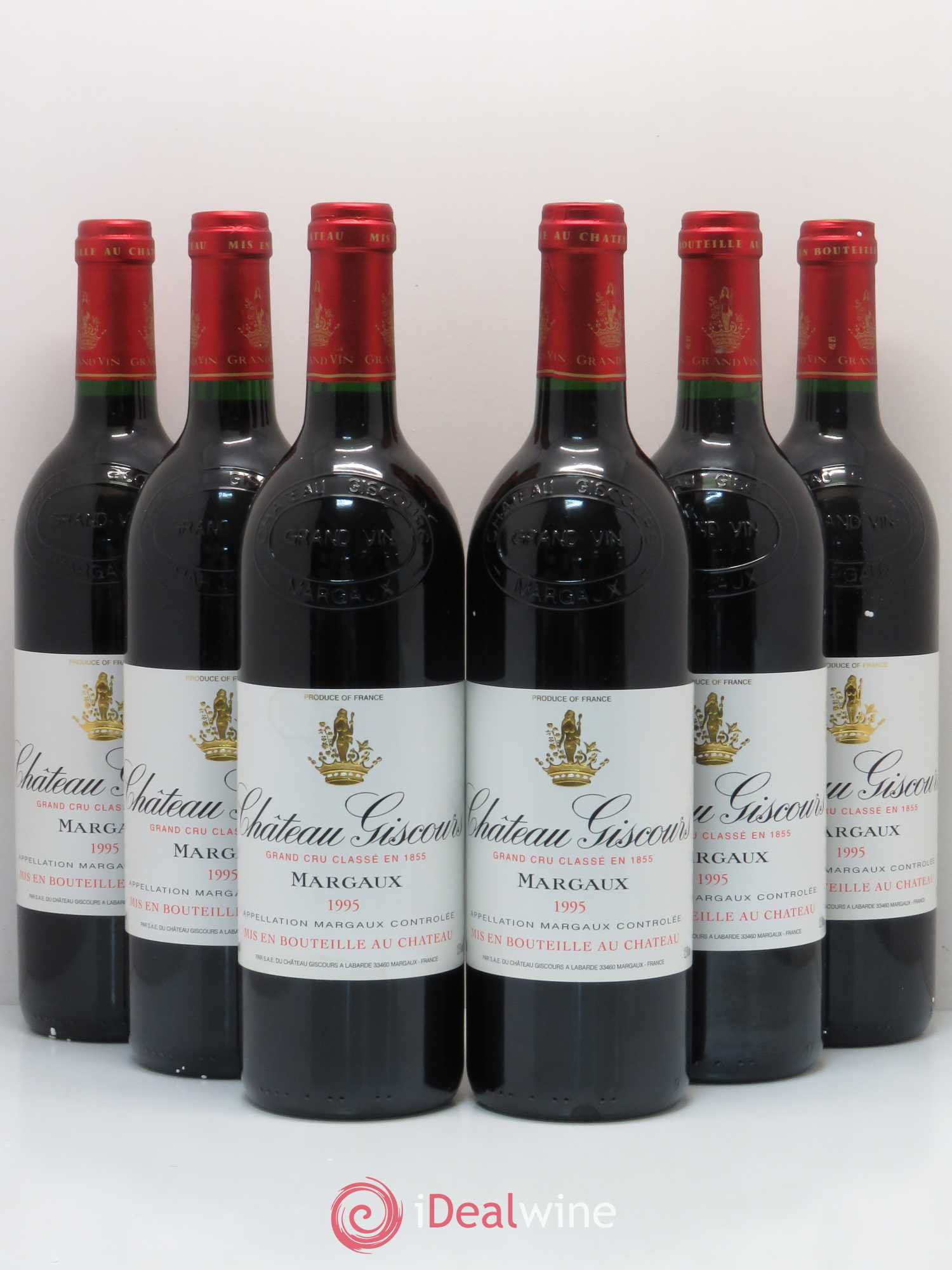 Château Giscours 3ème Grand Cru Classé 1995 - Lot de 6 bouteilles - 0