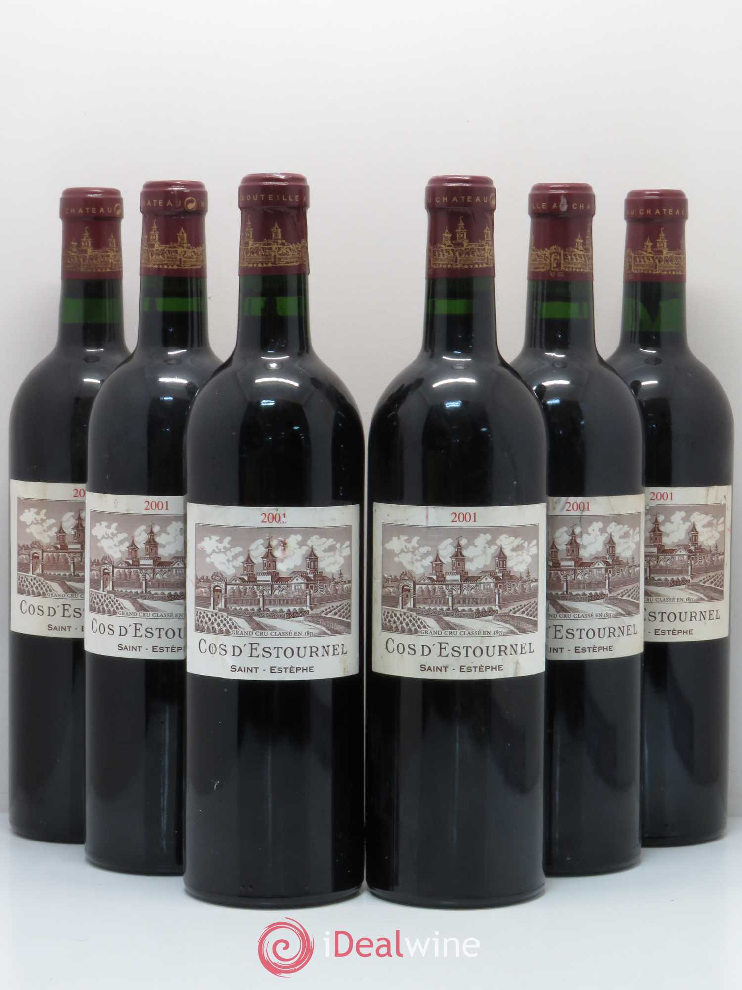 Cos d'Estournel 2ème Grand Cru Classé 2001 - Lot de 6 bouteilles - 0