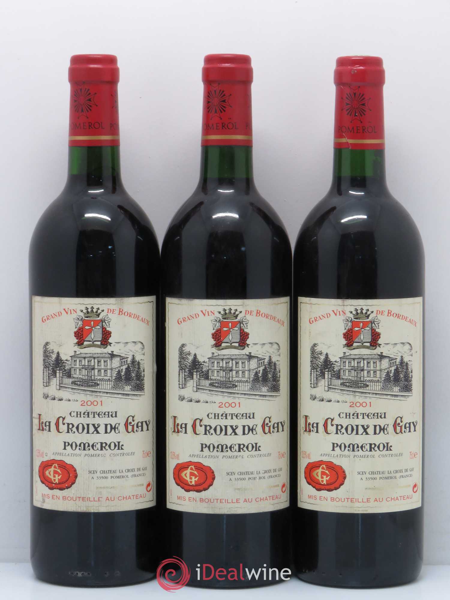 Château la Croix de Gay 2001 - Lot de 6 bouteilles - 2