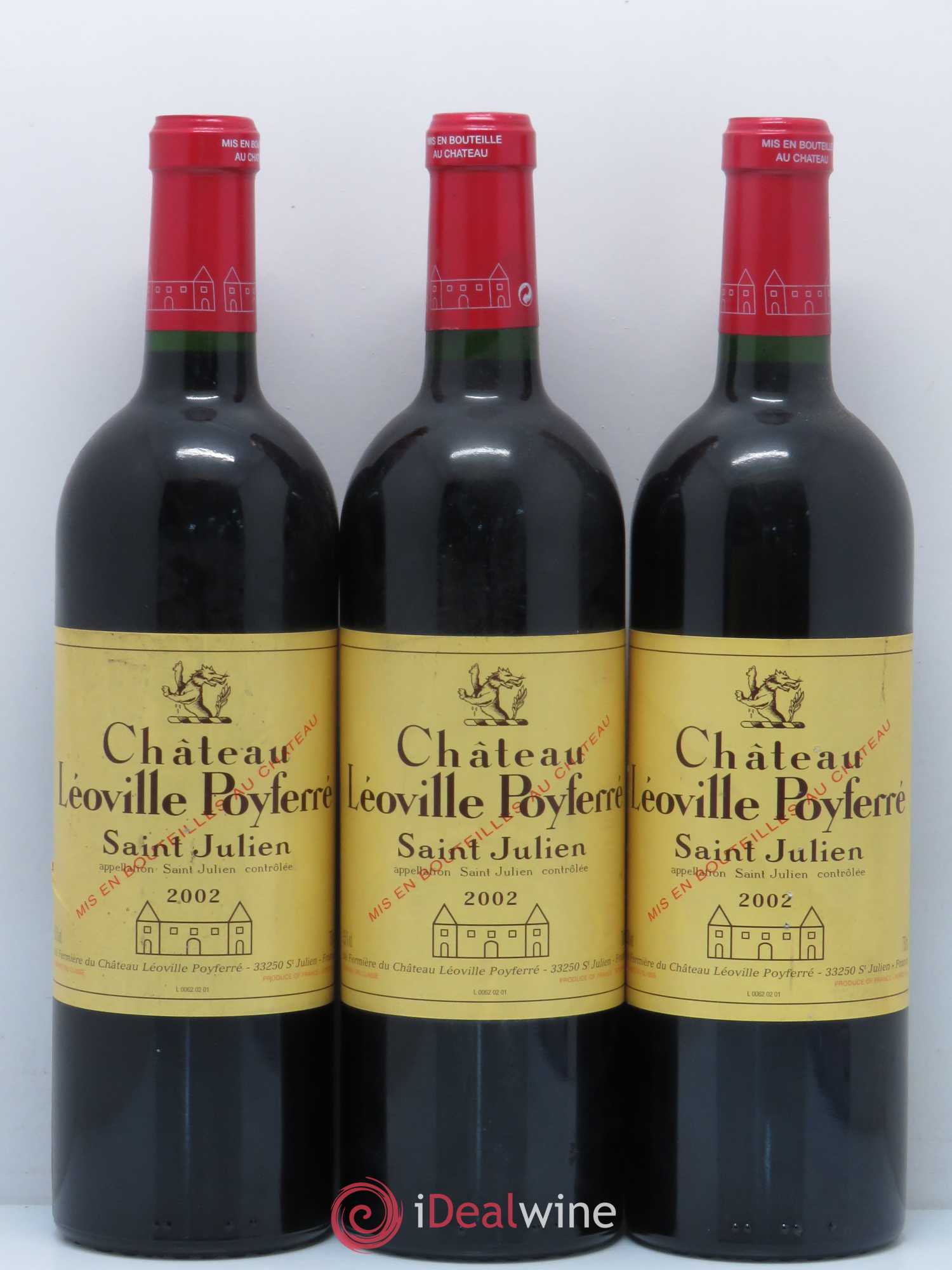 Château Léoville Poyferré 2ème Grand Cru Classé 2002 - Lot de 6 bouteilles - 2