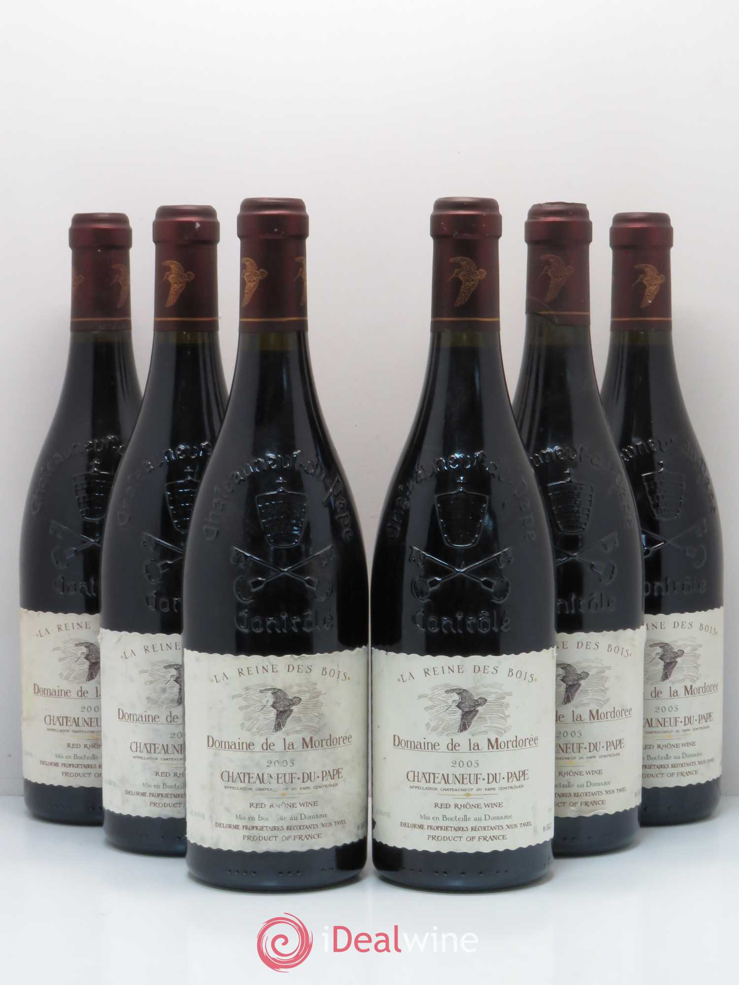 Châteauneuf-du-Pape Domaine de La Mordorée (Domaine de) 2005 - Lot de 6 bouteilles - 0