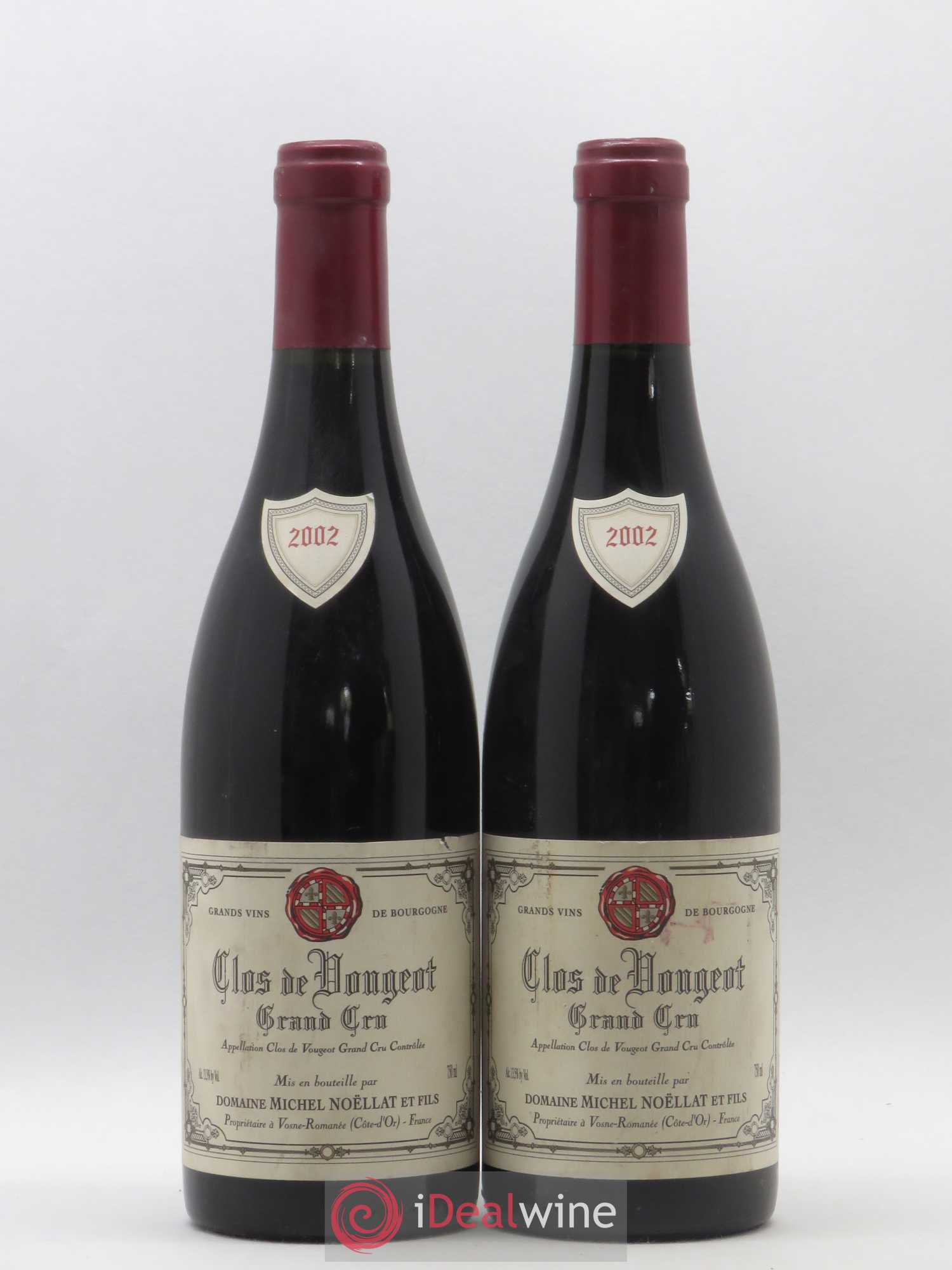 Clos de Vougeot Grand Cru Michel Noëllat et Fils (Domaine) 2002 - Lot de 2 bouteilles - 0