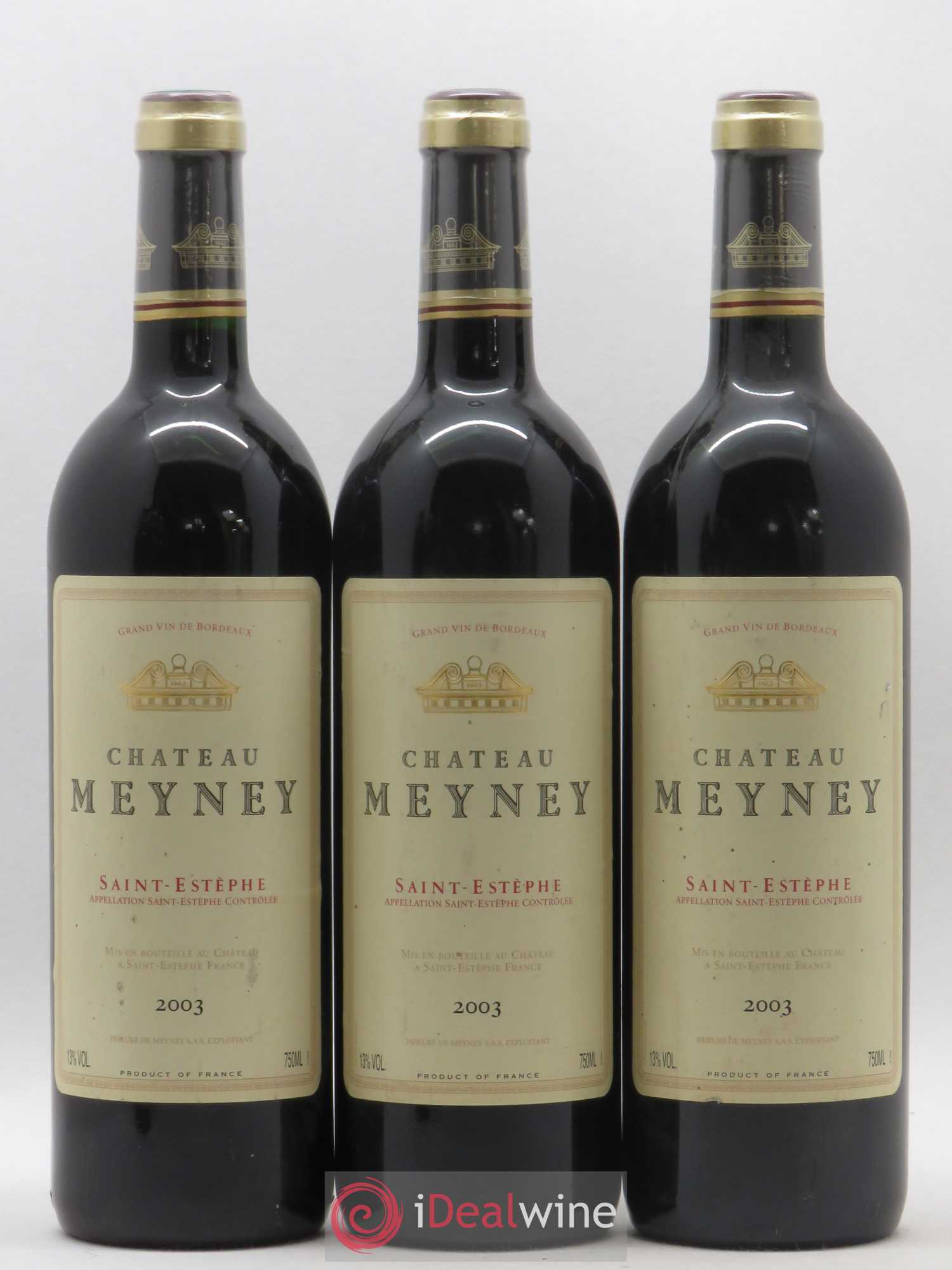 Château Meyney 2003 - Lot de 6 bouteilles - 2