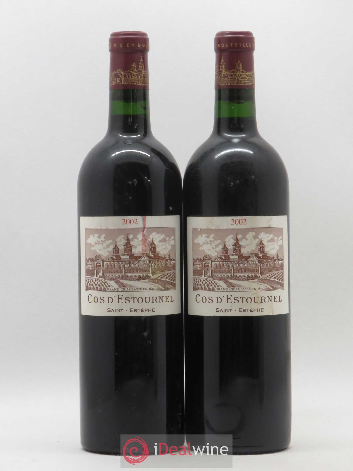 Cos d'Estournel 2ème Grand Cru Classé 2002 - Lot de 2 bouteilles - 0