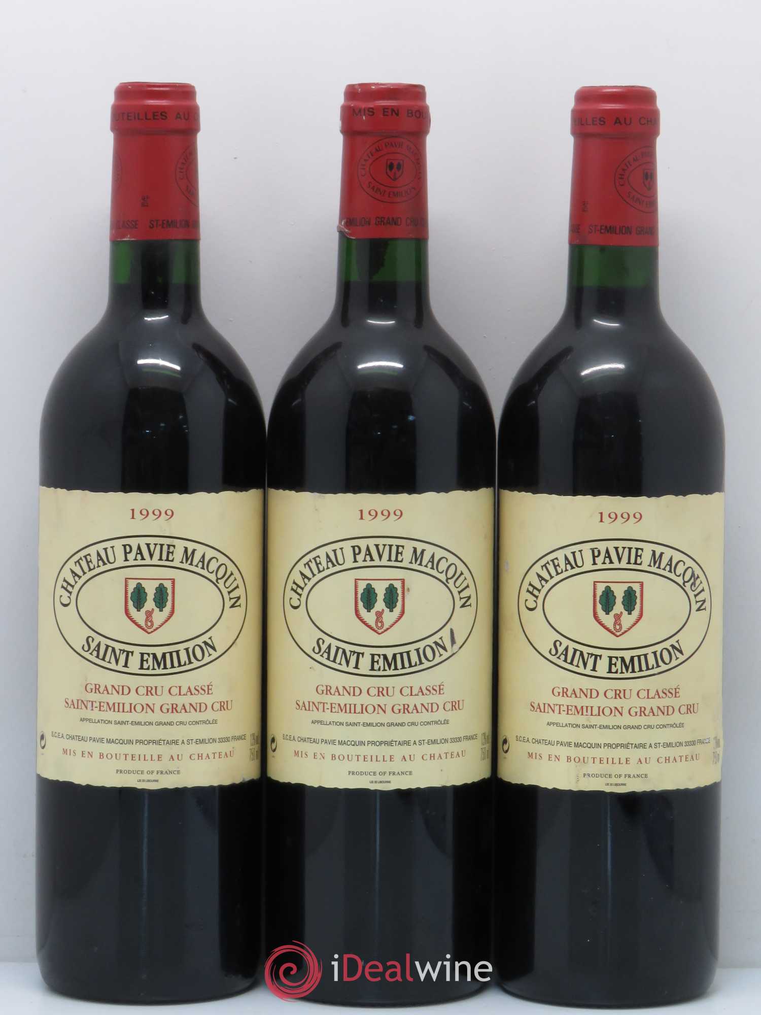 Château Pavie Macquin 1er Grand Cru Classé B 1999 - Lot de 6 bouteilles - 1